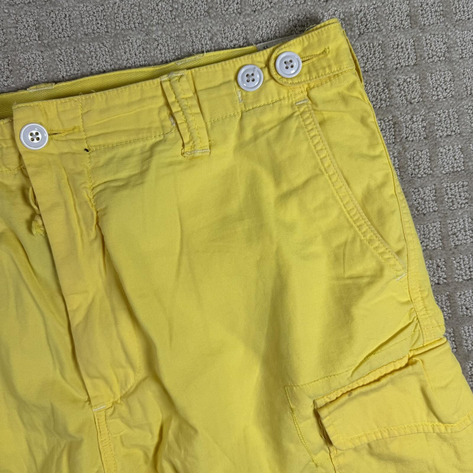 Polo Ralph Lauren Vintage Polo Ralph Lauren Yellow Cargo Shorts 35 Size US 35 - 2 Thumbnail