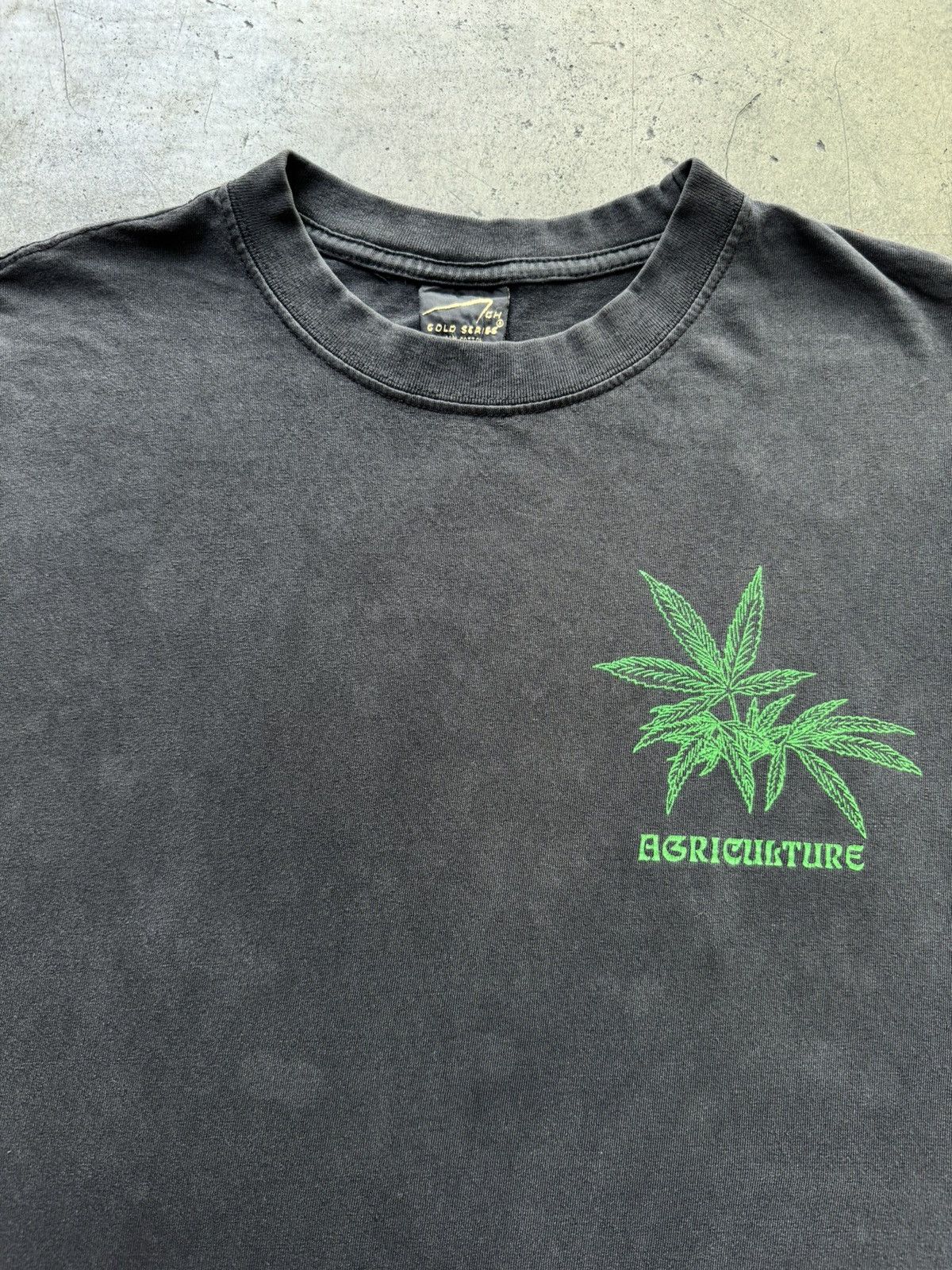 Vintage ‘00s Y2K Agriculture Ass Kickin Marijuana Tee Shirt Humor Size US M / EU 48-50 / 2 - 3 Thumbnail