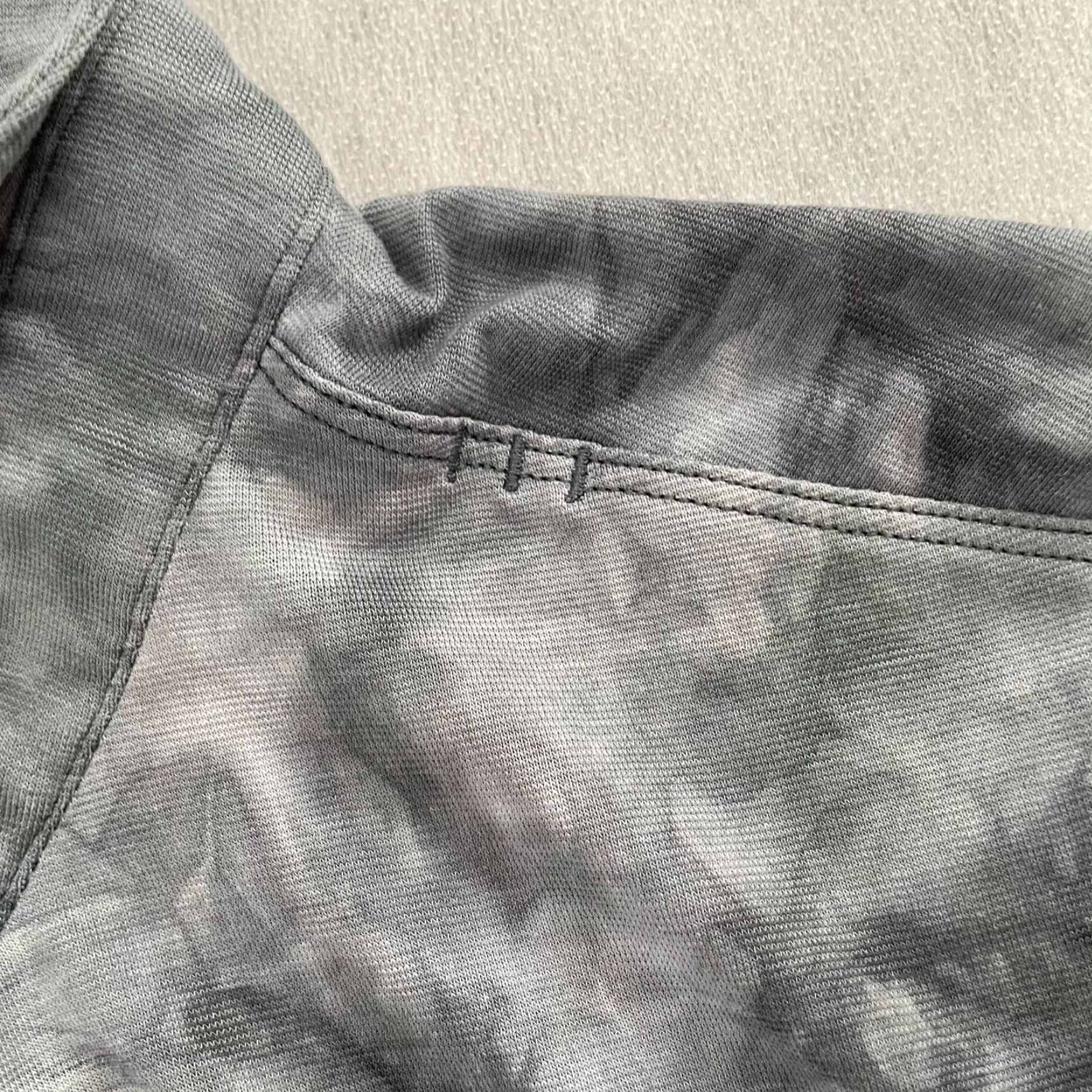 Lululemon Lululemon Polo Shirt Adult Medium Gray Tie Dye Snap Button Golf Active Mens M Size US M / EU 48-50 / 2 - 6 Thumbnail