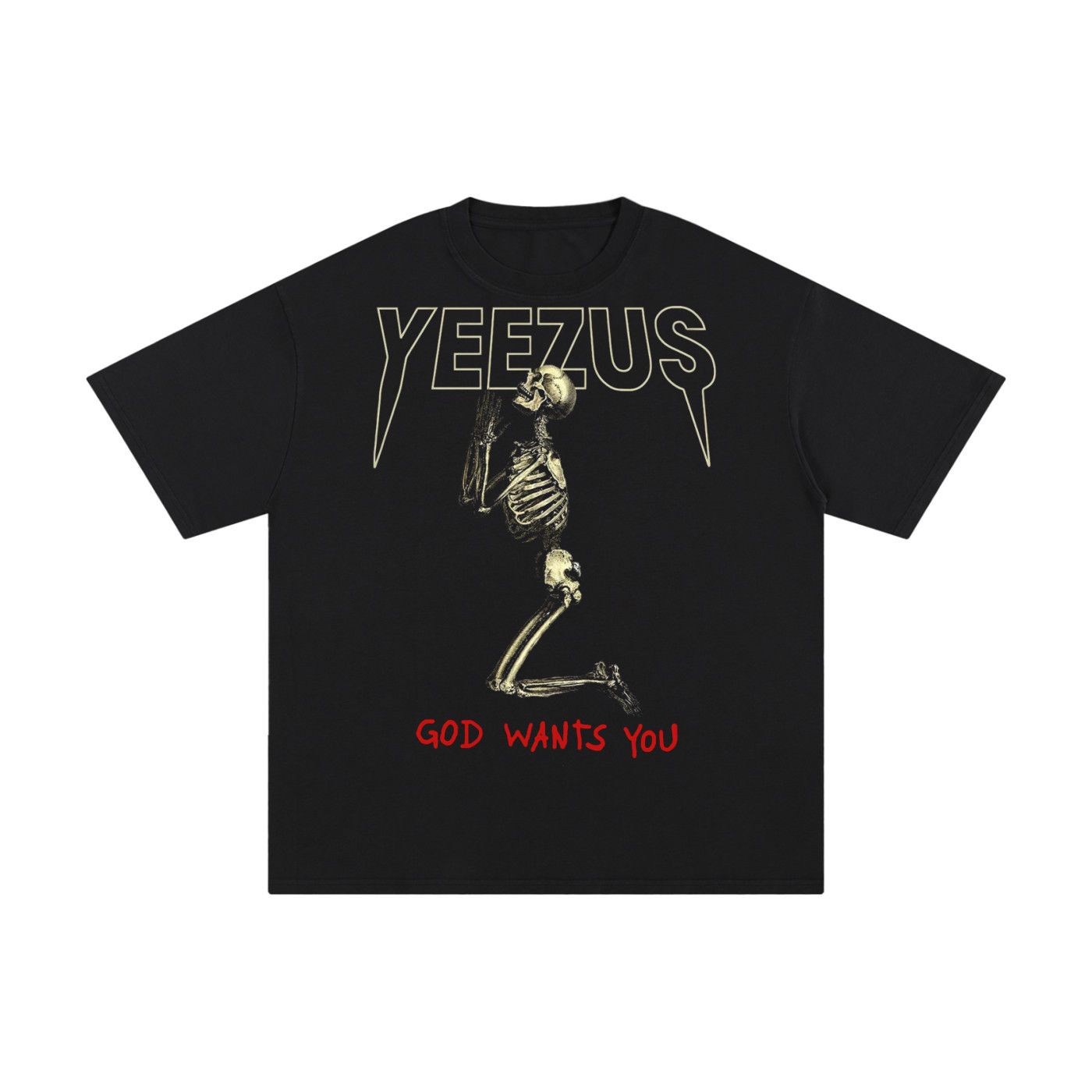 Other Yeezus 2013 "God Wants You" Vintage Concert Graphic T-Shirt Size US XL / EU 56 / 4 - 2 Thumbnail