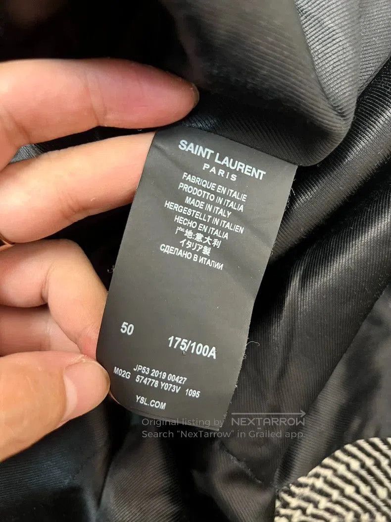 Saint Laurent Paris Saint Laurent 19AW Runway Wool Coat. Size US L / EU 52-54 / 3 - 7 Thumbnail