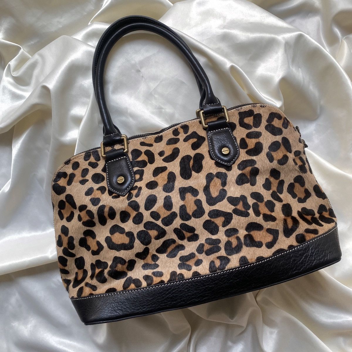 Vintage Vintage leopard shoulder bag Size ONE SIZE - 3 Thumbnail