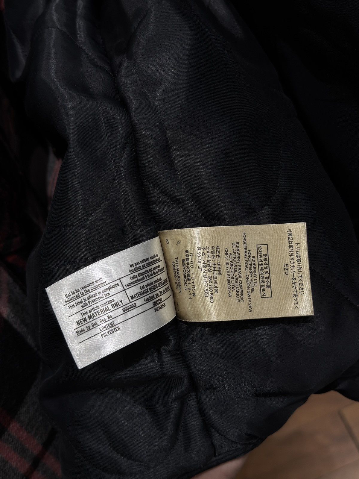Burberry Burberry Plaid Wool Shacket Size US XXL / EU 58 / 5 - 7 Thumbnail