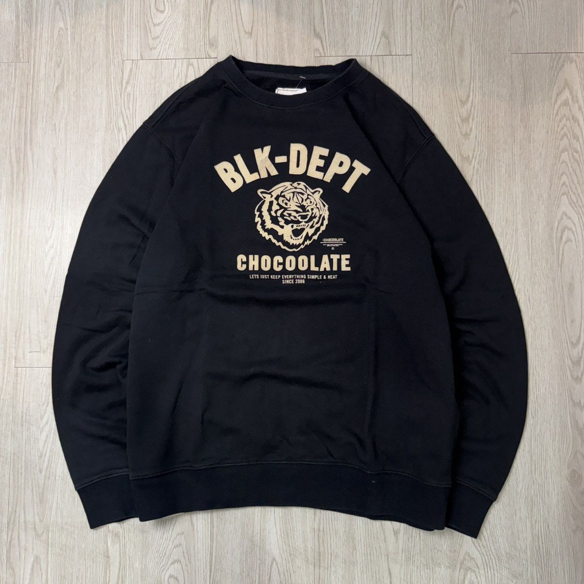 CHOCOOLATE CHOCOOLATE BLK-DEPT sweatshirt black Size US XL / EU 56 / 4 - 1 Thumbnail