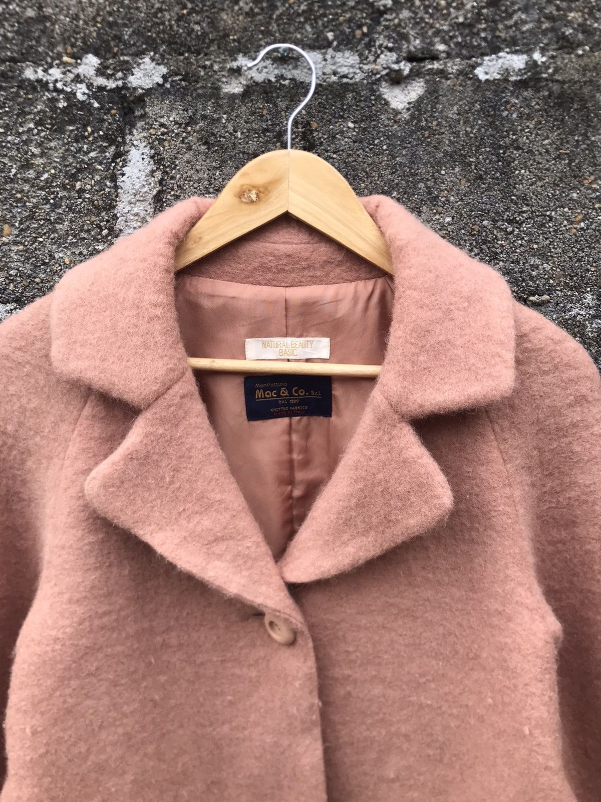 MAX&Co. 🔥 Mac & Co Max Mara Cropped Wool Coat Jacket Size M / US 6-8 / IT 42-44 - 5 Thumbnail