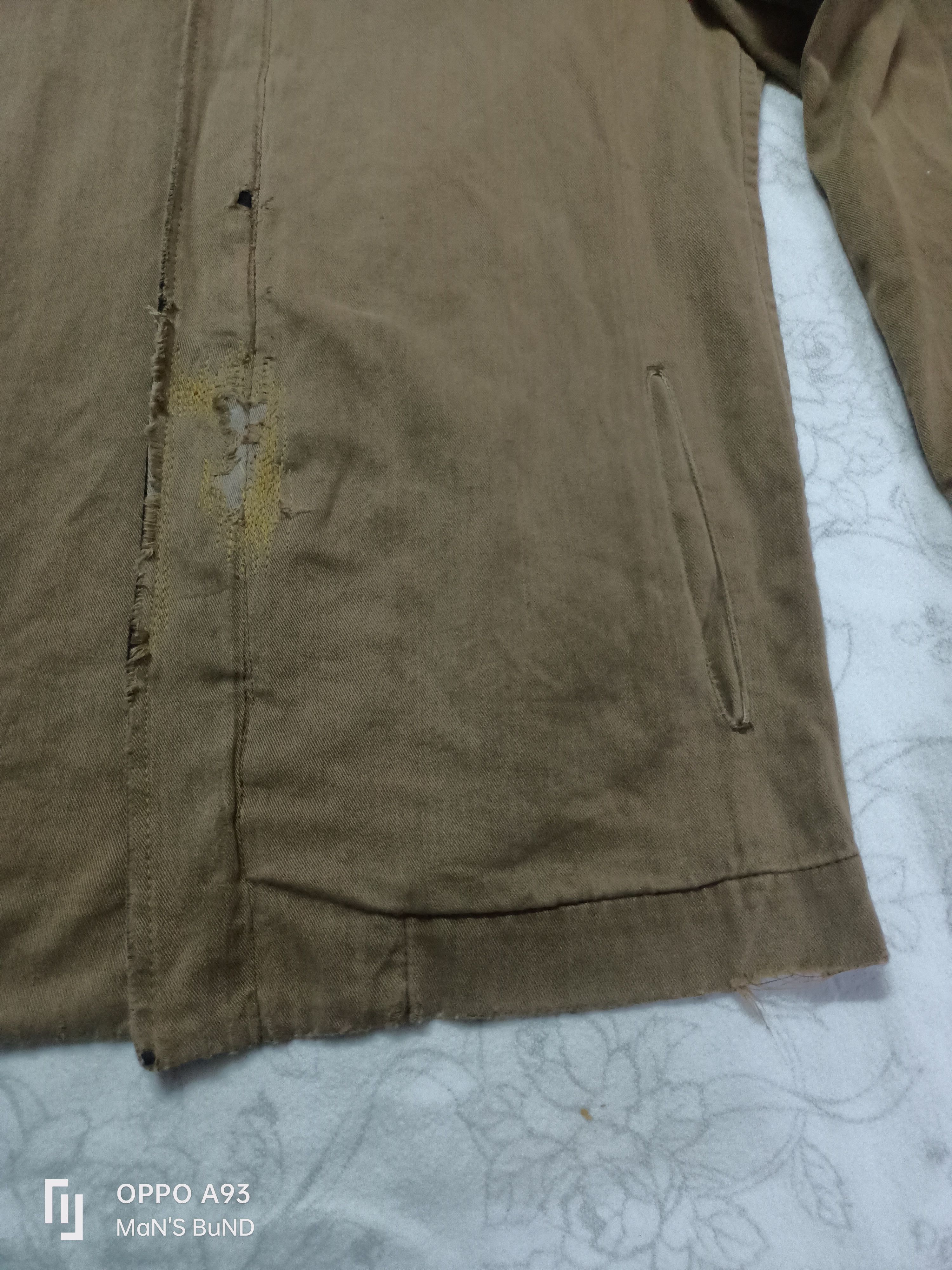 Japanese Brand Y's X Yohji Yamamoto distressed cotton jacket.. Size US M / EU 48-50 / 2 - 2 Thumbnail