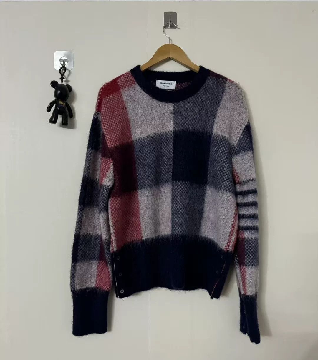 Thom Browne thom browne plaid mohair sweater Size US M / EU 48-50 / 2 - 1 Thumbnail