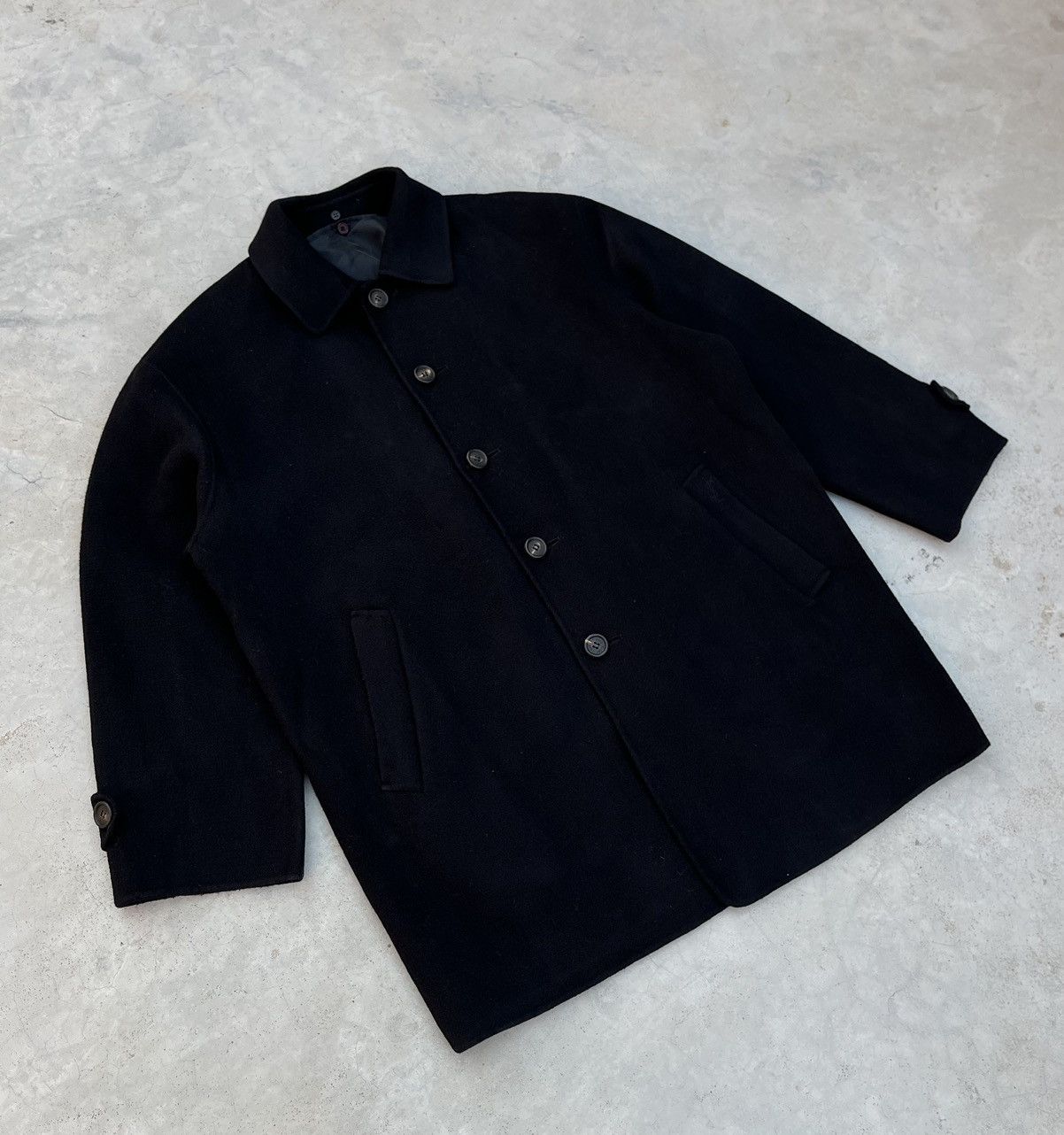 YVES SAINT LAURENT HEAVY WOOLLEN COAT
