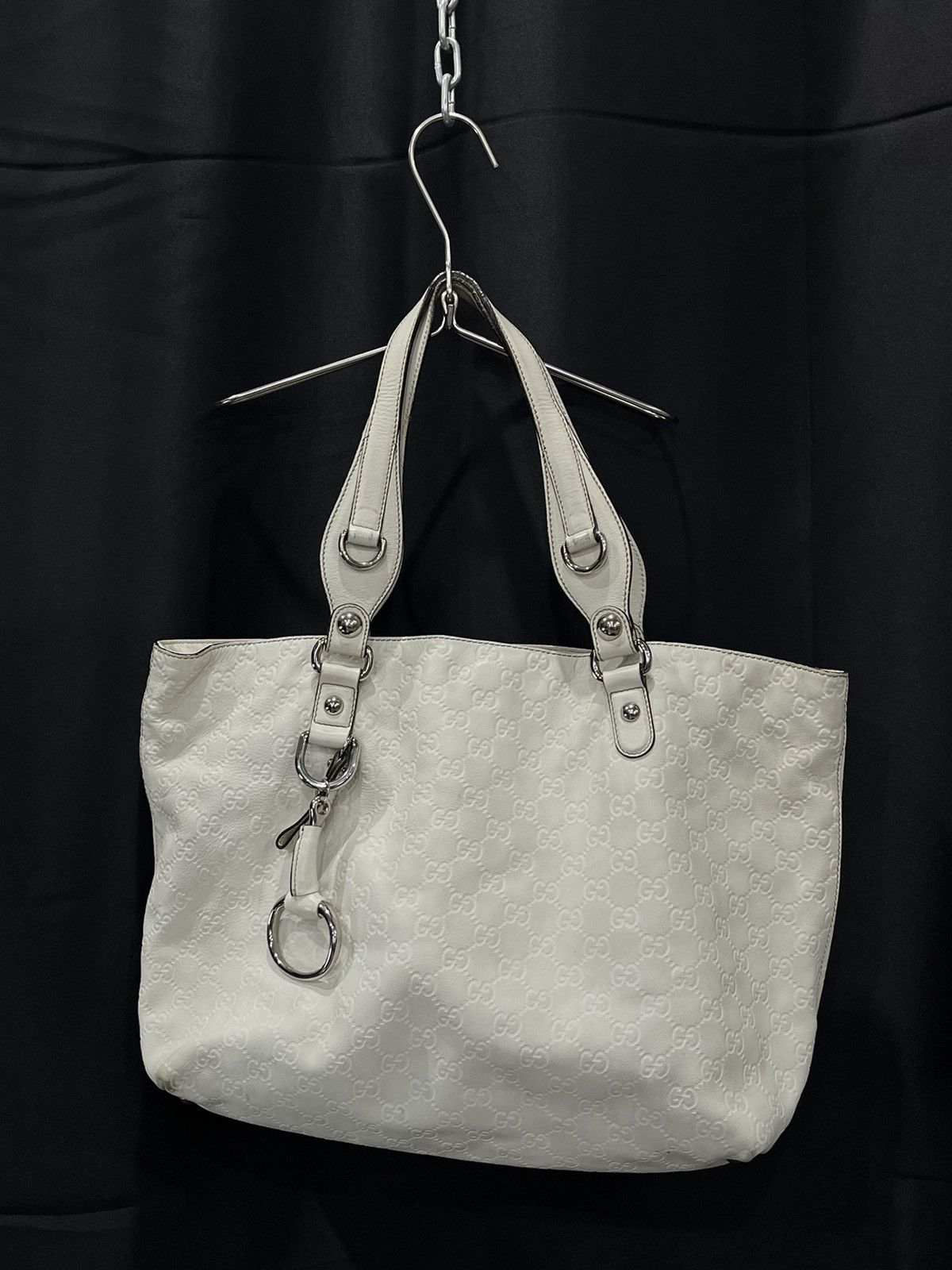 Gucci Gucci Canvas Guccissima Big Leather Bag Size ONE SIZE - 1 Thumbnail