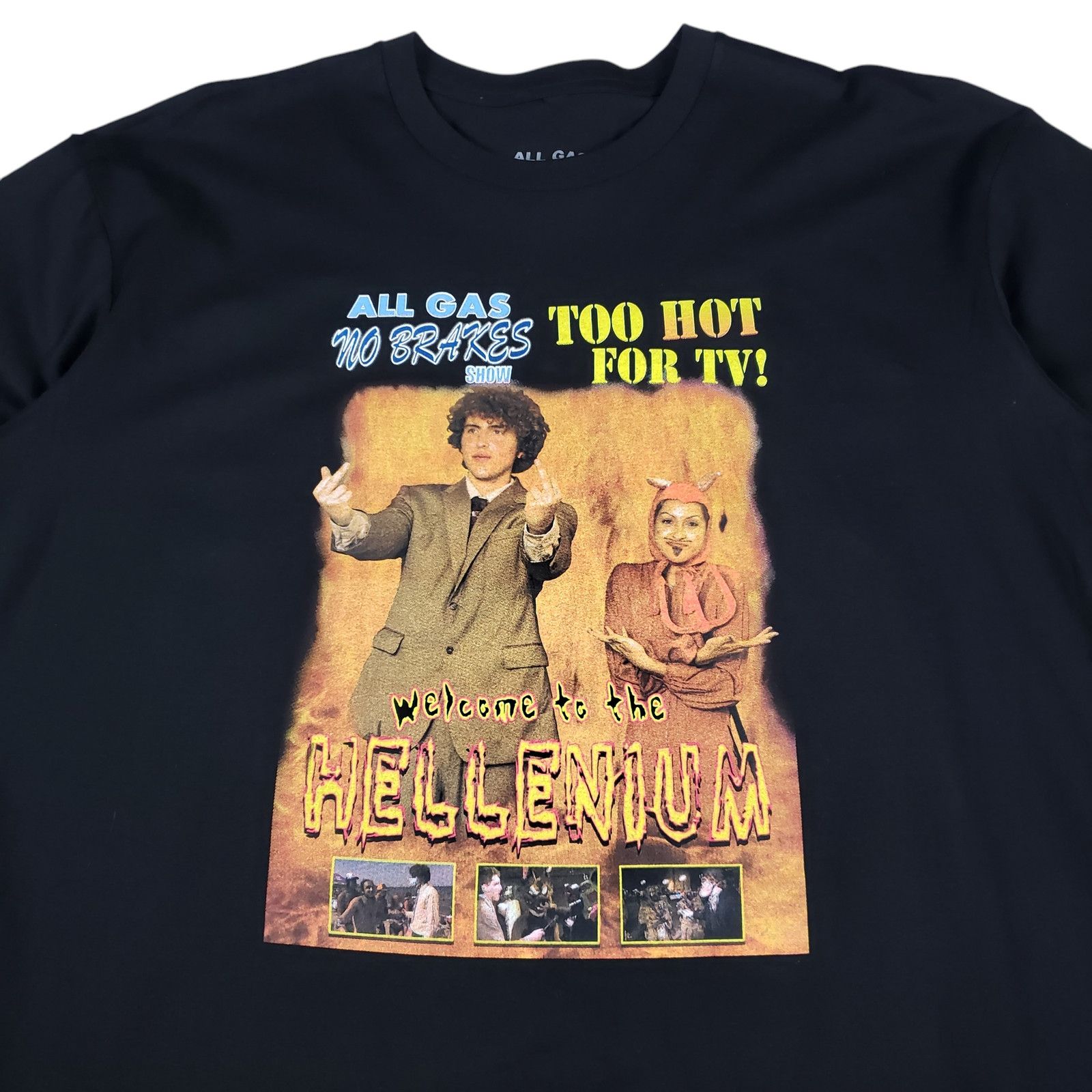 All Gas No Brakes Andrew Callaghan All Gas No Brakes Too Hot For TV T-shirt XL Size US XL / EU 56 / 4 - 3 Thumbnail
