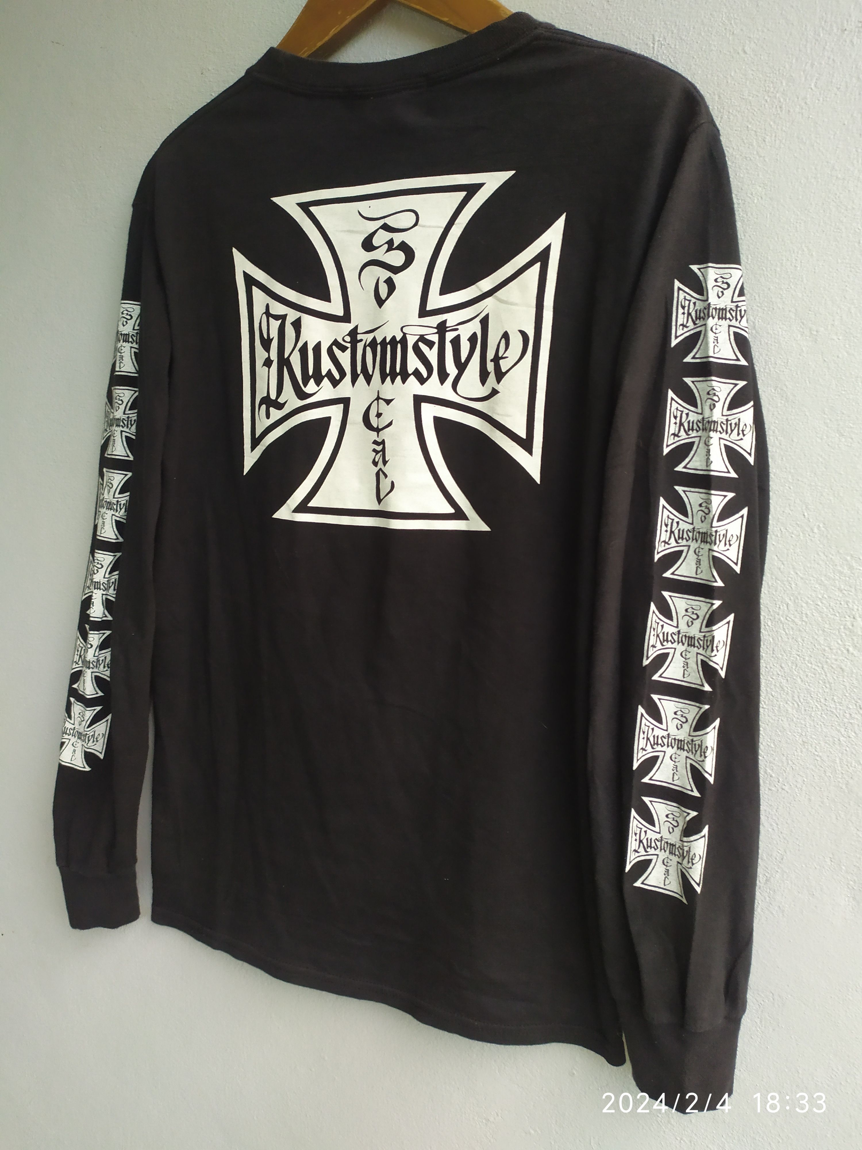 14th Addiction × Beauty Beast × Japanese Brand Kustom Style Japanese Long Sleeve shirt Size US S / EU 44-46 / 1 - 3 Thumbnail