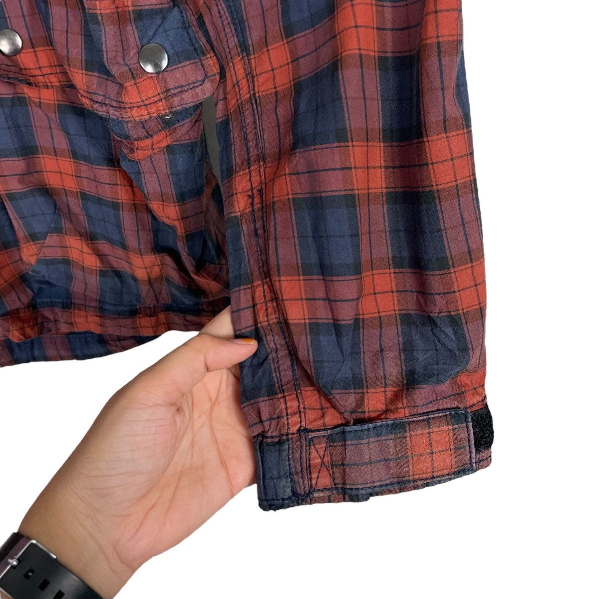 Japanese Brand Japanese Brand Sunny Clouds Hooded Tartan Jacket Size US M / EU 48-50 / 2 - 14 Thumbnail
