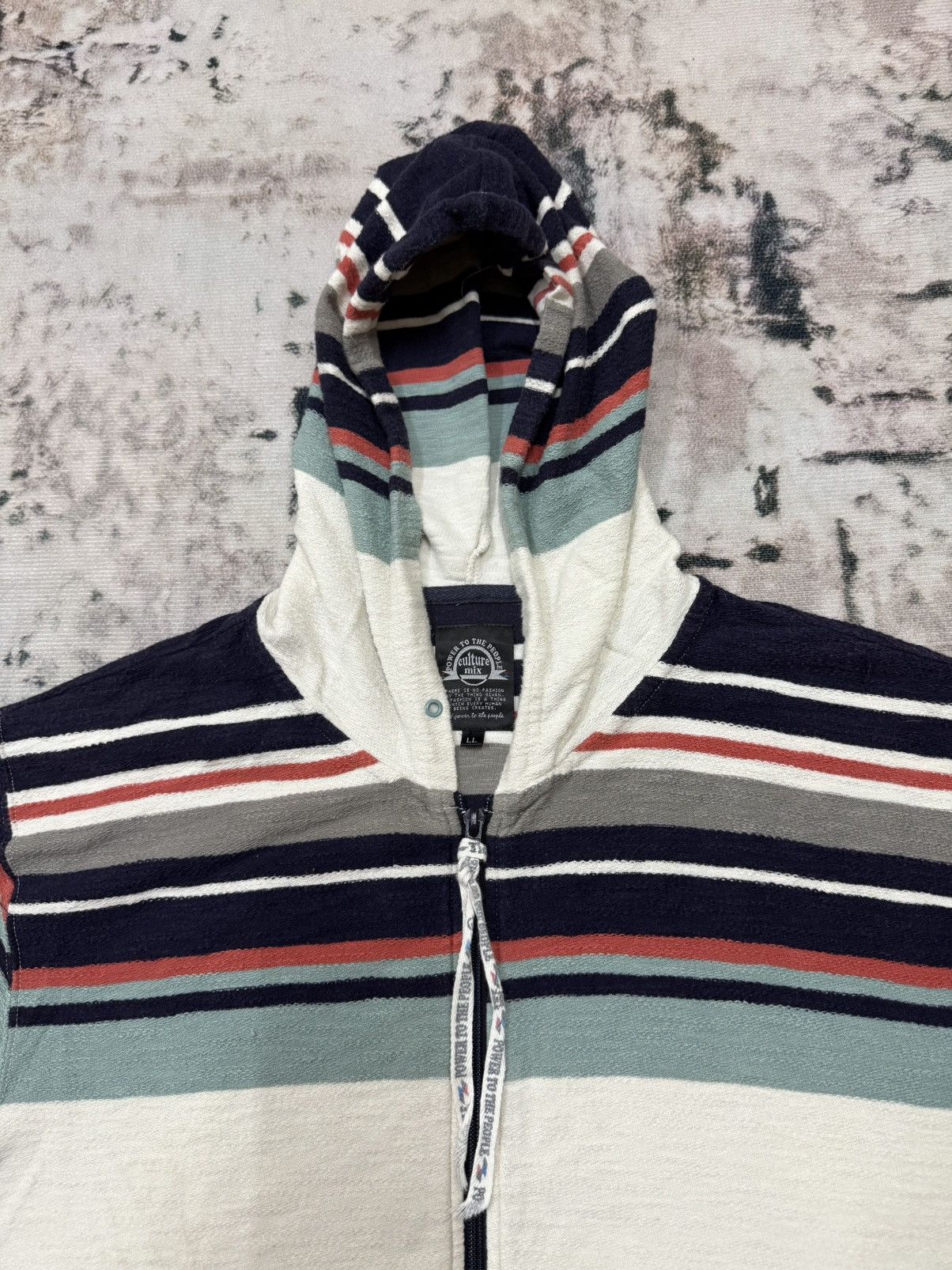 Japanese Brand Power to the people culture mix Short Sleeve Sweater Hoodie Size US M / EU 48-50 / 2 - 4 Thumbnail
