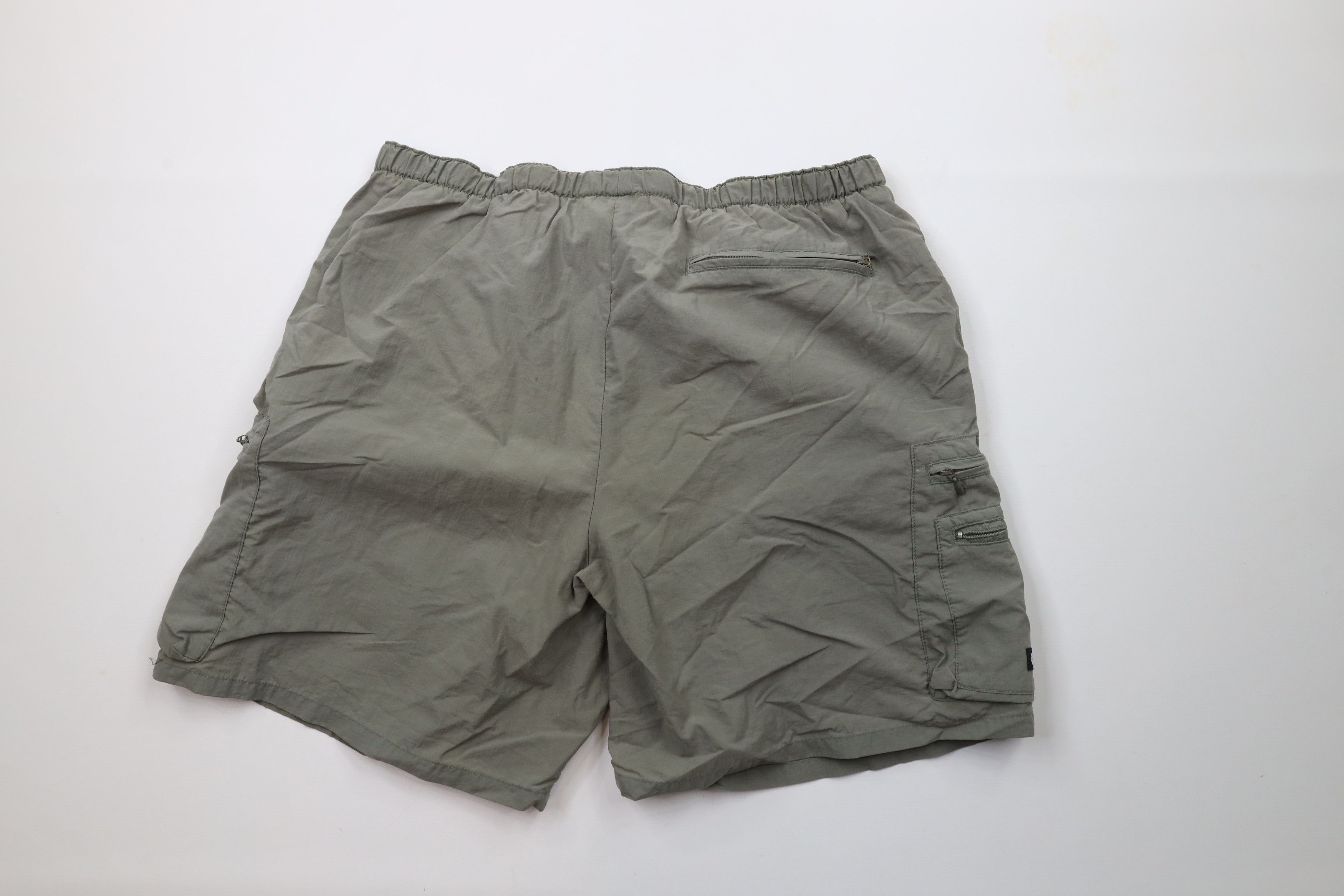 Columbia × Vintage Vintage 90s Columbia Lined Belted Above Knee Shorts Green Size US 34 / EU 50 - 9 Thumbnail