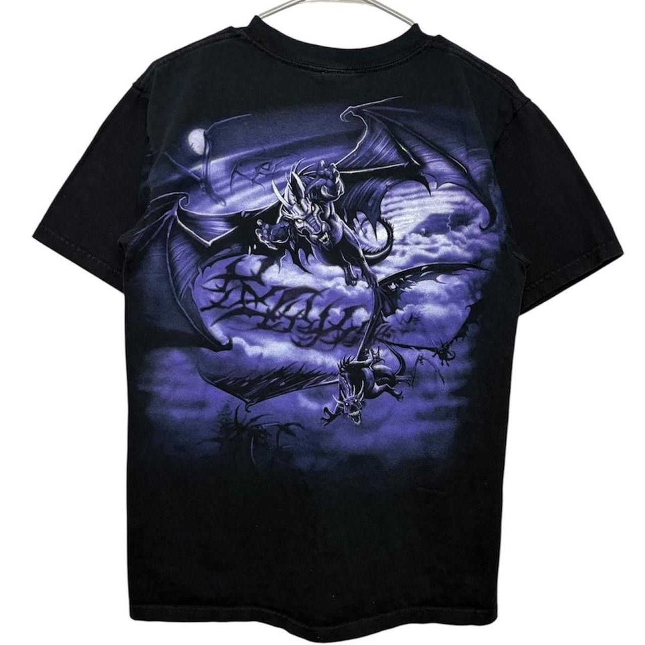Liquid Blue Vintage 2002 Liquid Blue Double Sided Purple Dragon Tee Size US M / EU 48-50 / 2 - 2 Thumbnail