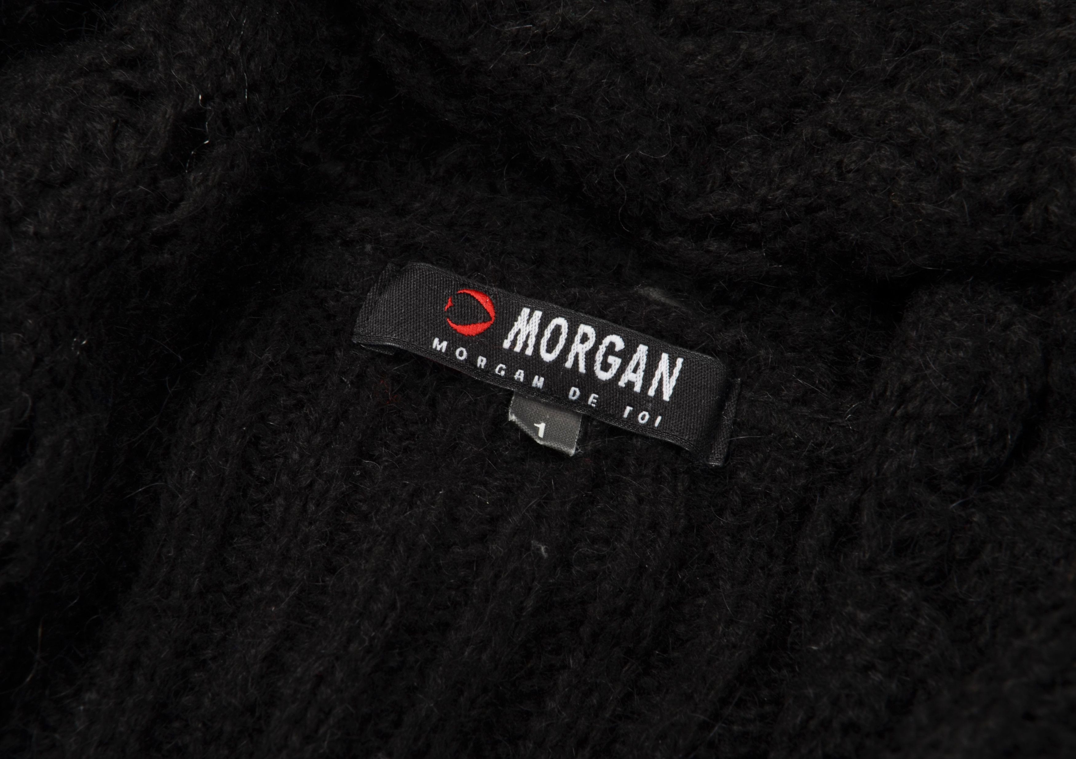 Morgan De Toi Vintage Morgan de Toi Y2K Mohair Blend Wrap Cardigan Size S / US 4 / IT 40 - 8 Thumbnail