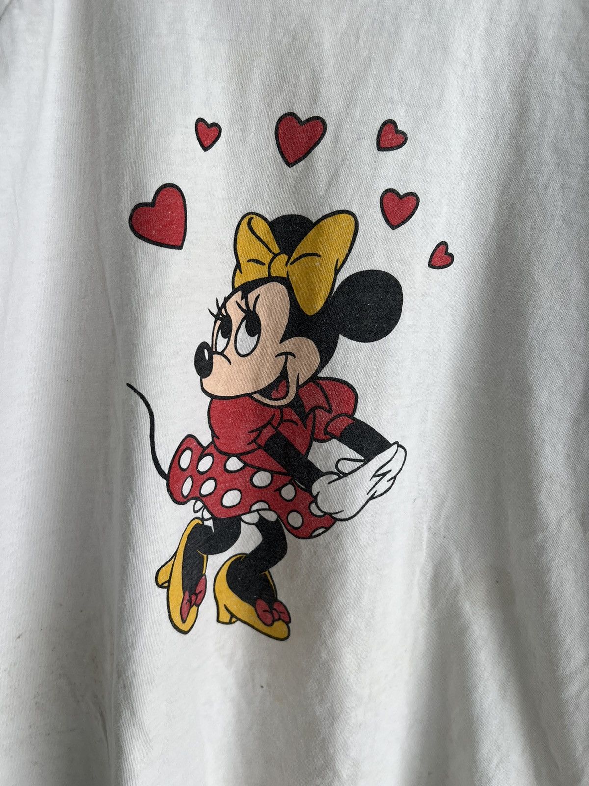 Disney Vintage Minnie Mouse Tee Shirt disney hearts mickey Size US L / EU 52-54 / 3 - 5 Thumbnail