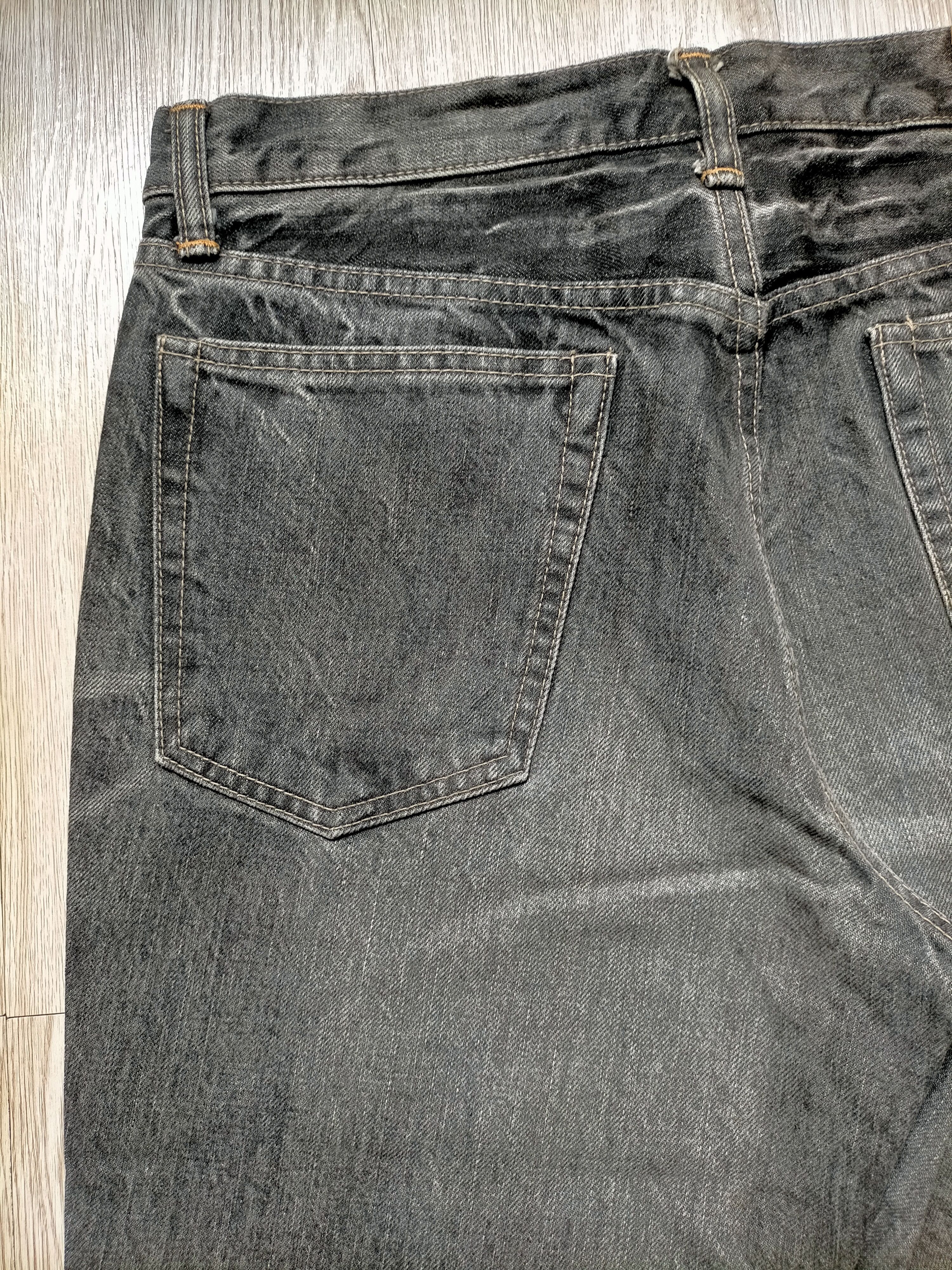 OMNIGOD OMNIGOD Japanese Flare Jeans Boot cut black Denim Size US 31 - 12 Thumbnail