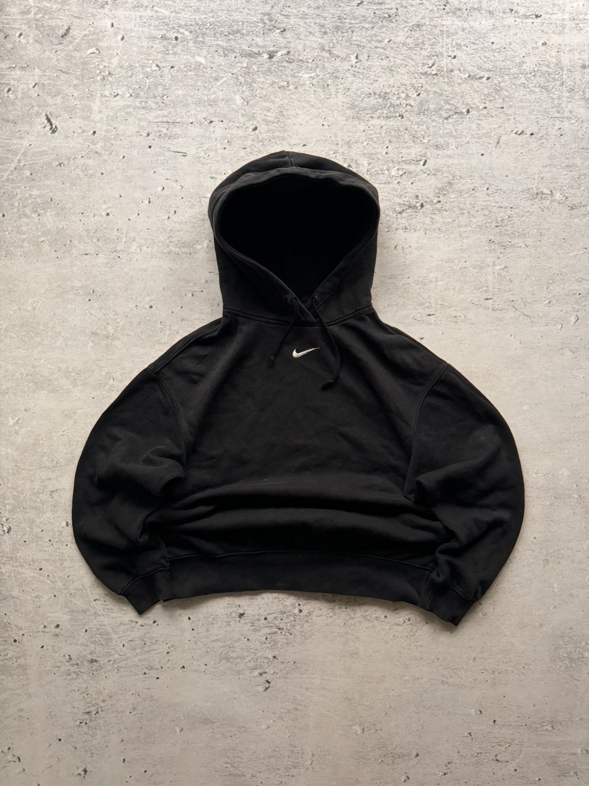Nike × Vintage NIKE VINTAGE CENTER LOGO OVERSIZE BOXY HOODIE Size US S / EU 44-46 / 1 - 1 Thumbnail