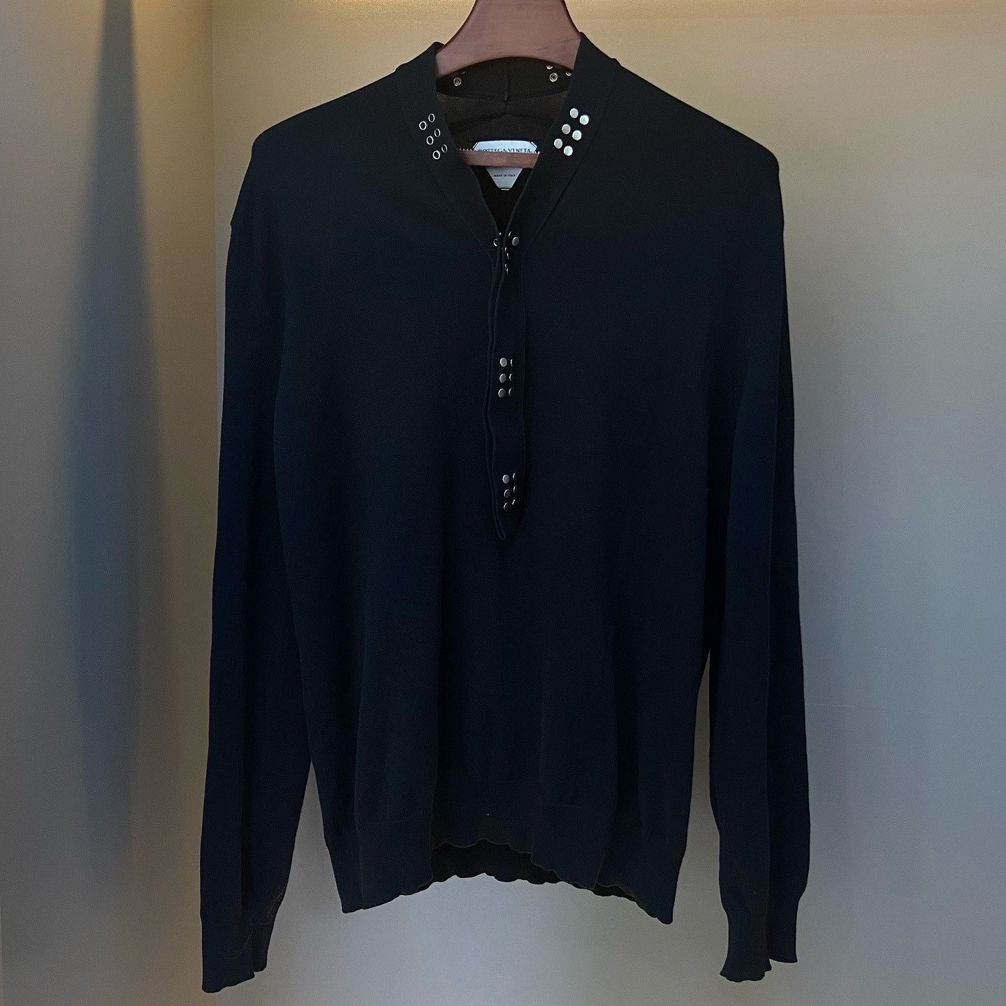 Bottega Veneta Bottega Veneta Studded Knit Sweater Size L Size US L / EU 52-54 / 3 - 1 Thumbnail
