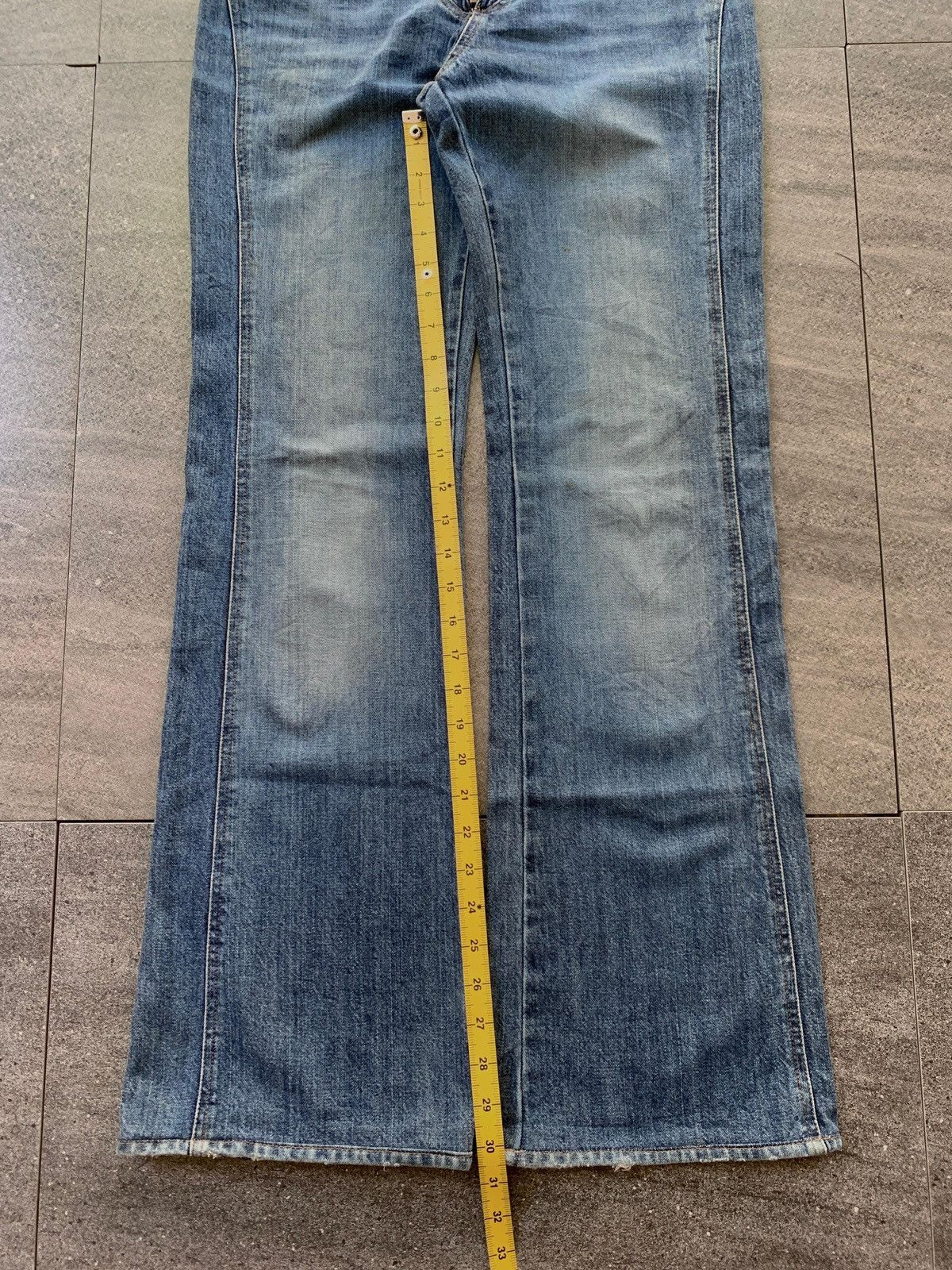 Roberto Cavalli FREE TAX! Just Cavalli Flared Denim Jeans Size US 28 / EU 44 - 15 Thumbnail