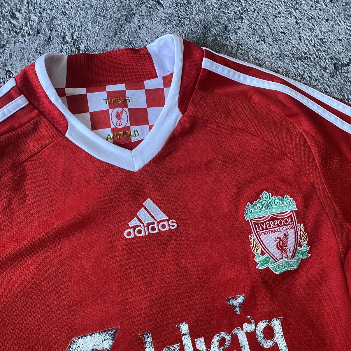Adidas × Vintage Liverpool 2008/2009 AWAY SHIRT FOOTBALL SOCCER JERSEY ADIDAS Size US M / EU 48-50 / 2 - 5 Thumbnail