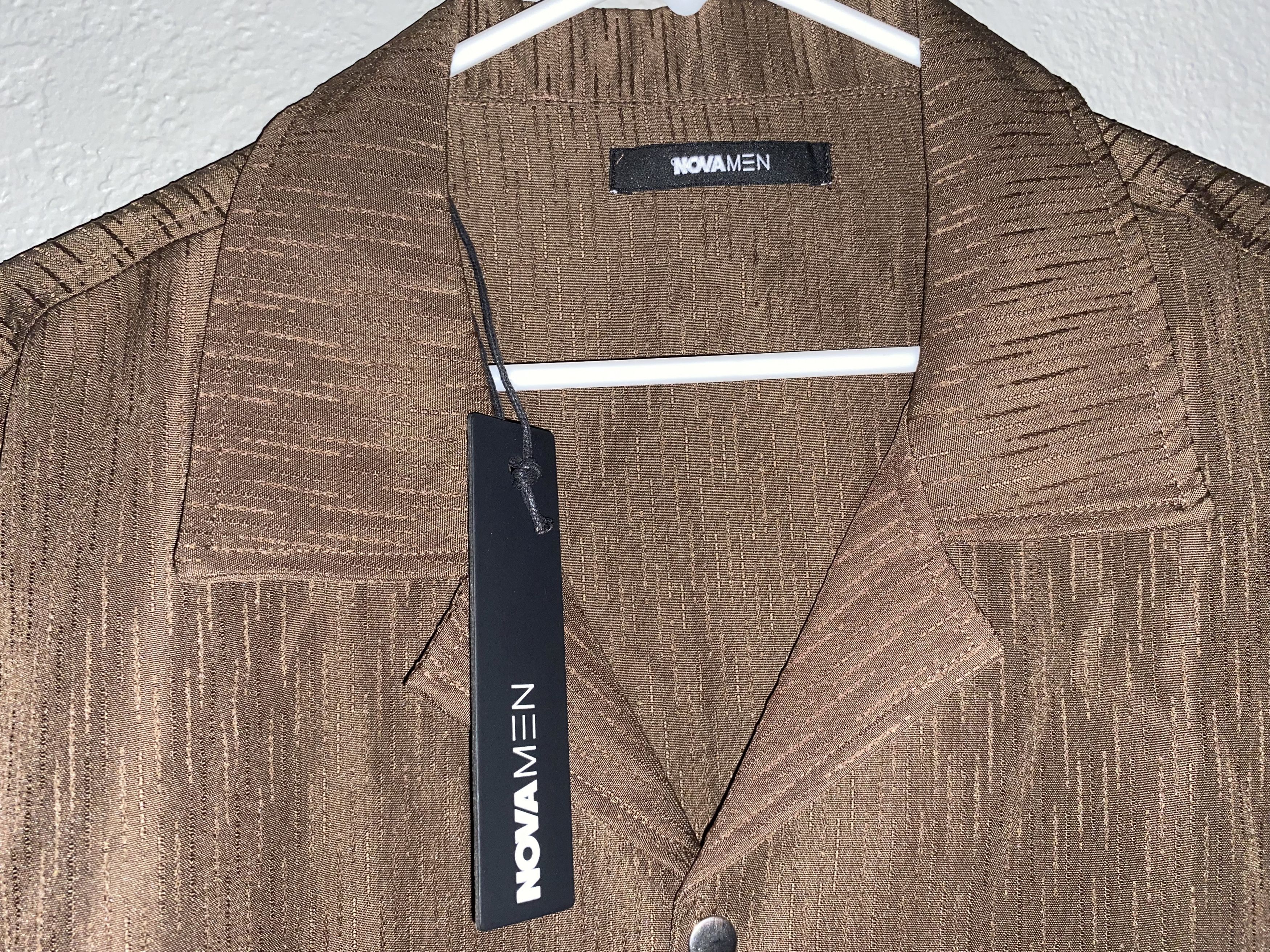 Target Basics NovaMen Nova Men Arion textured s/s Button shirt XXXL 3XL us Size US XXL / EU 58 / 5 - 3 Thumbnail