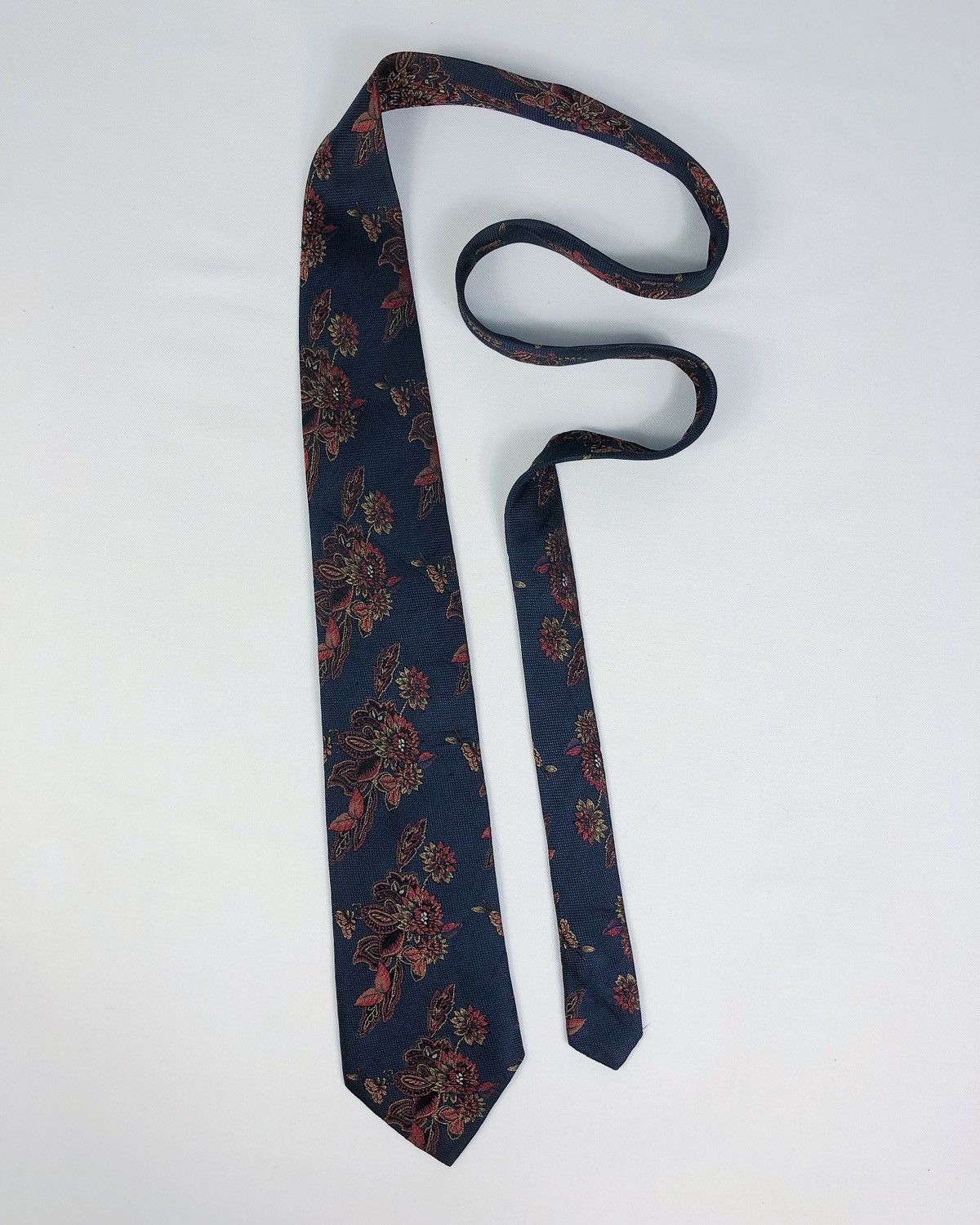 Pierre Balmain Rare Vintage Pierre Balmain Floral Silk Tie Size ONE SIZE - 3 Thumbnail