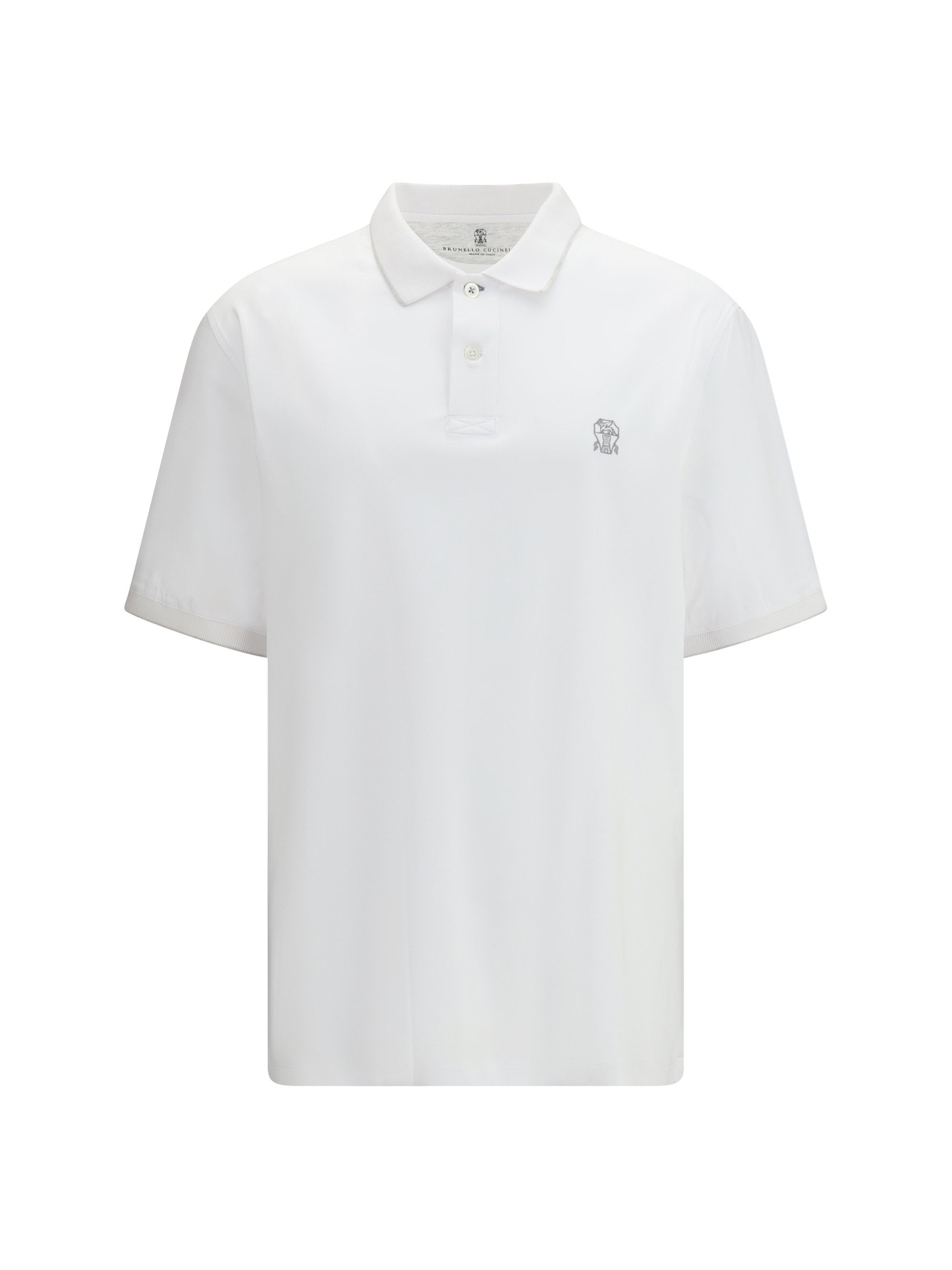 Brunello Cucinelli Polo in cotton jersey with short sleeves Size US XXL / EU 58 / 5 - 1 Thumbnail