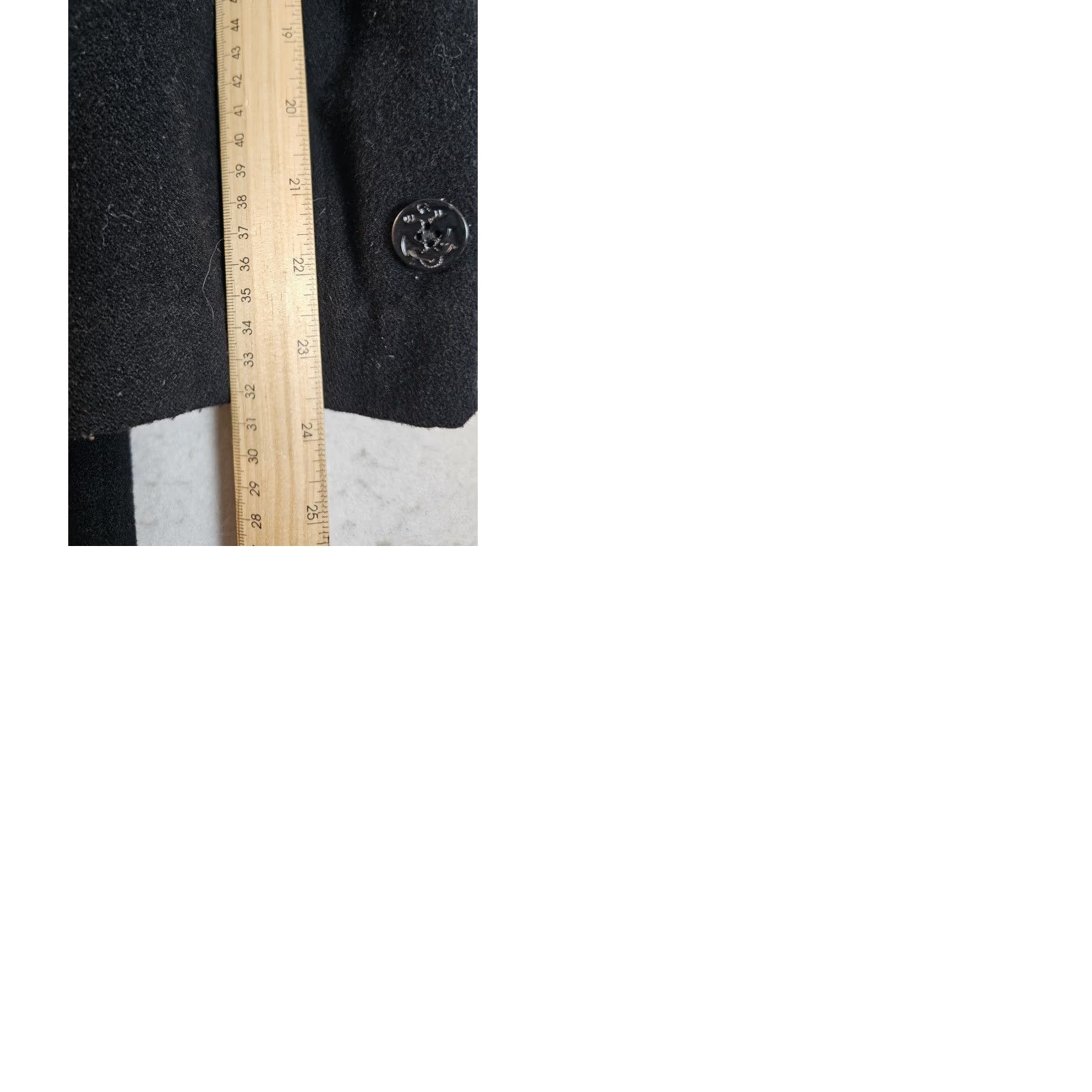 Eddie Bauer VINTAGE Eddie Bauer Peacoat Jacket Black Mens S Wool Double Breasted Style Classic Winter Size US S / EU 44-46 / 1 - 9 Thumbnail