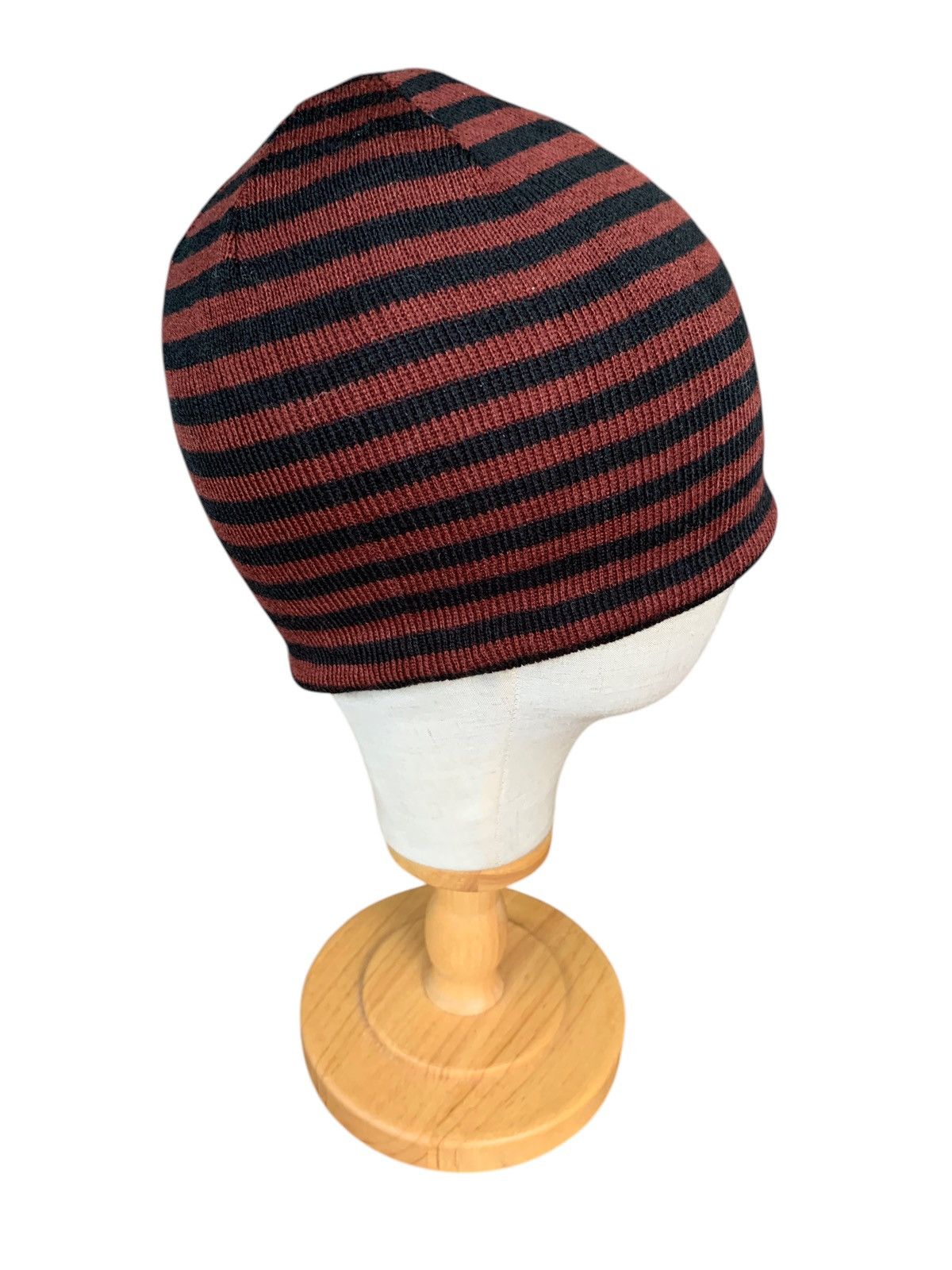 Japanese Brand × Kapital × Vintage STRIPE REVERSIBLE STREETWEAR WINTER SESSIONS BEANIE HATS Size ONE SIZE - 3 Thumbnail