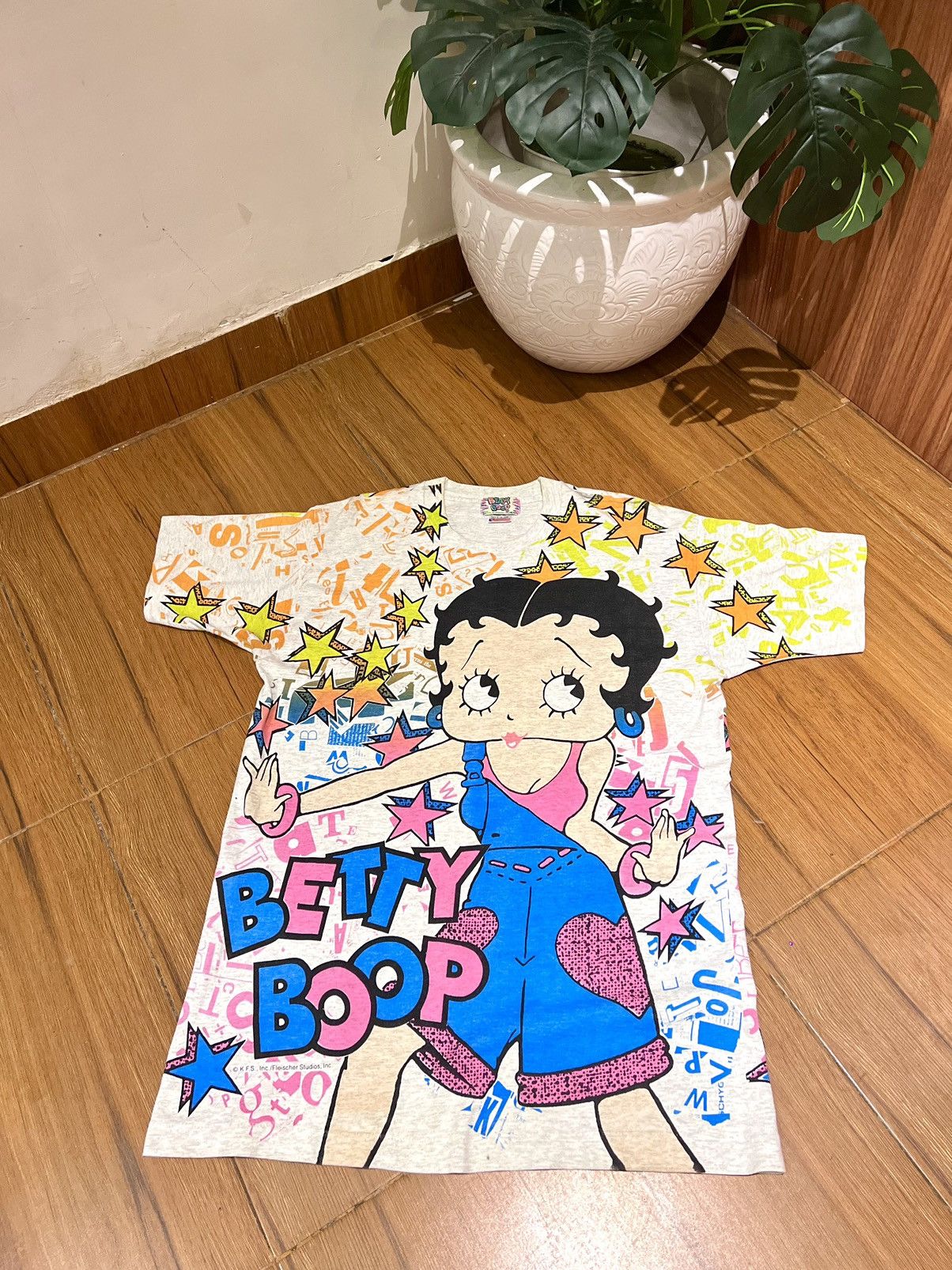 Vintage 🔥RARE🔥Vintage 90s AOP Betty Boop Size US L / EU 52-54 / 3 - 1 Thumbnail