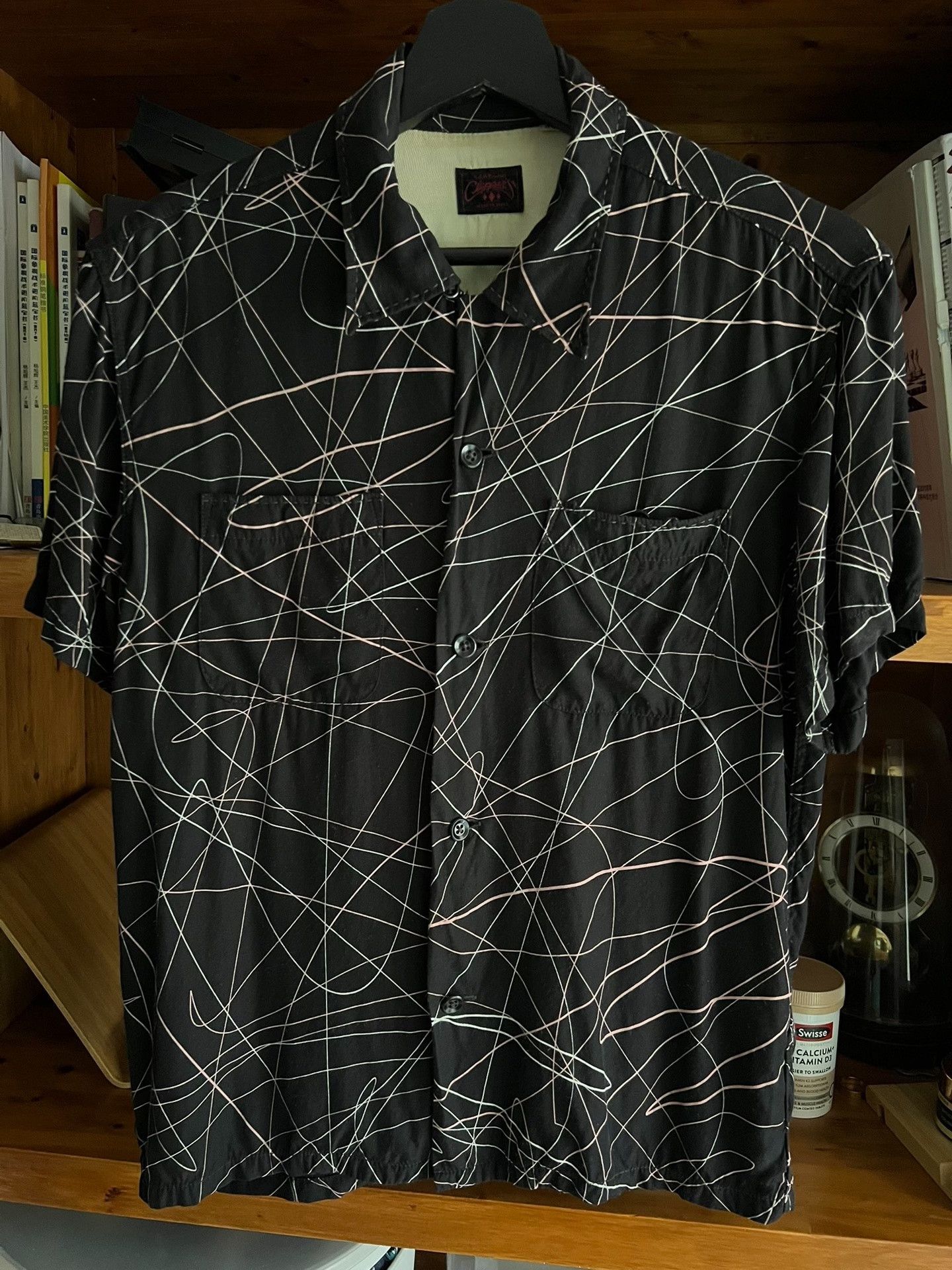 The Flat Head Flat Head Japanese Black Short Sleeve Shirt Size US M / EU 48-50 / 2 - 1 Thumbnail