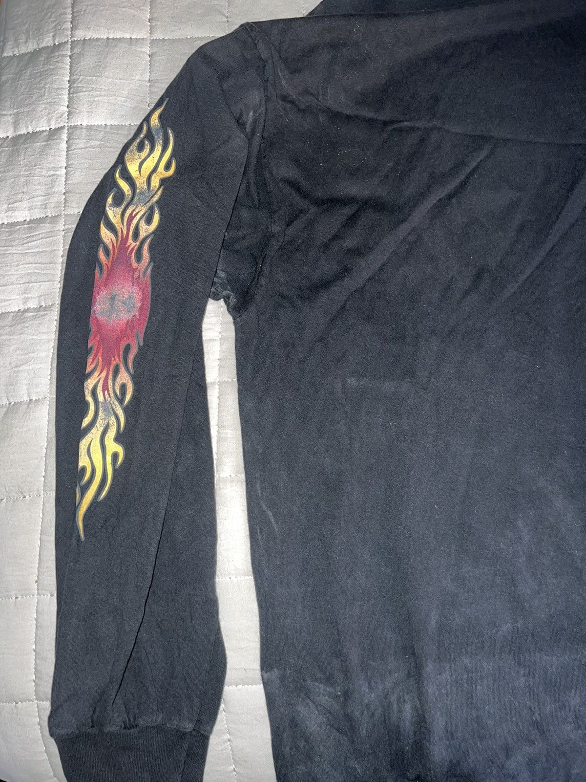 Vintage Fireball Longsleeve tee Size US XL / EU 56 / 4 - 4 Thumbnail