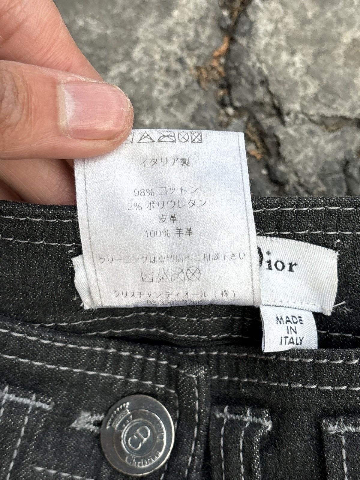 Dior christian dior jeans leather braid black 2006 by galiano Size 27" / US 4 / IT 40 - 11 Thumbnail