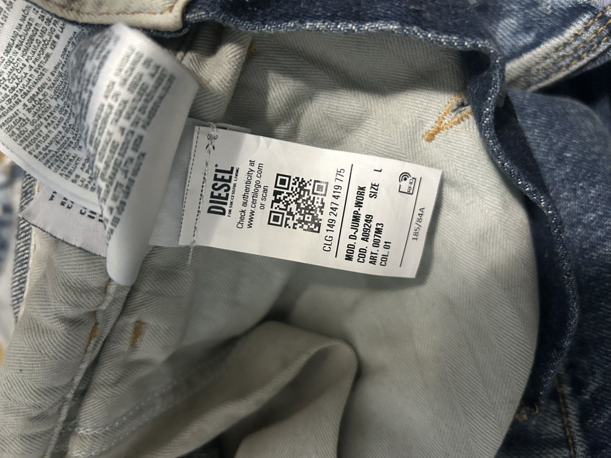 Diesel Denim Workwear Dungarees Size US 34 / EU 50 - 6 Thumbnail