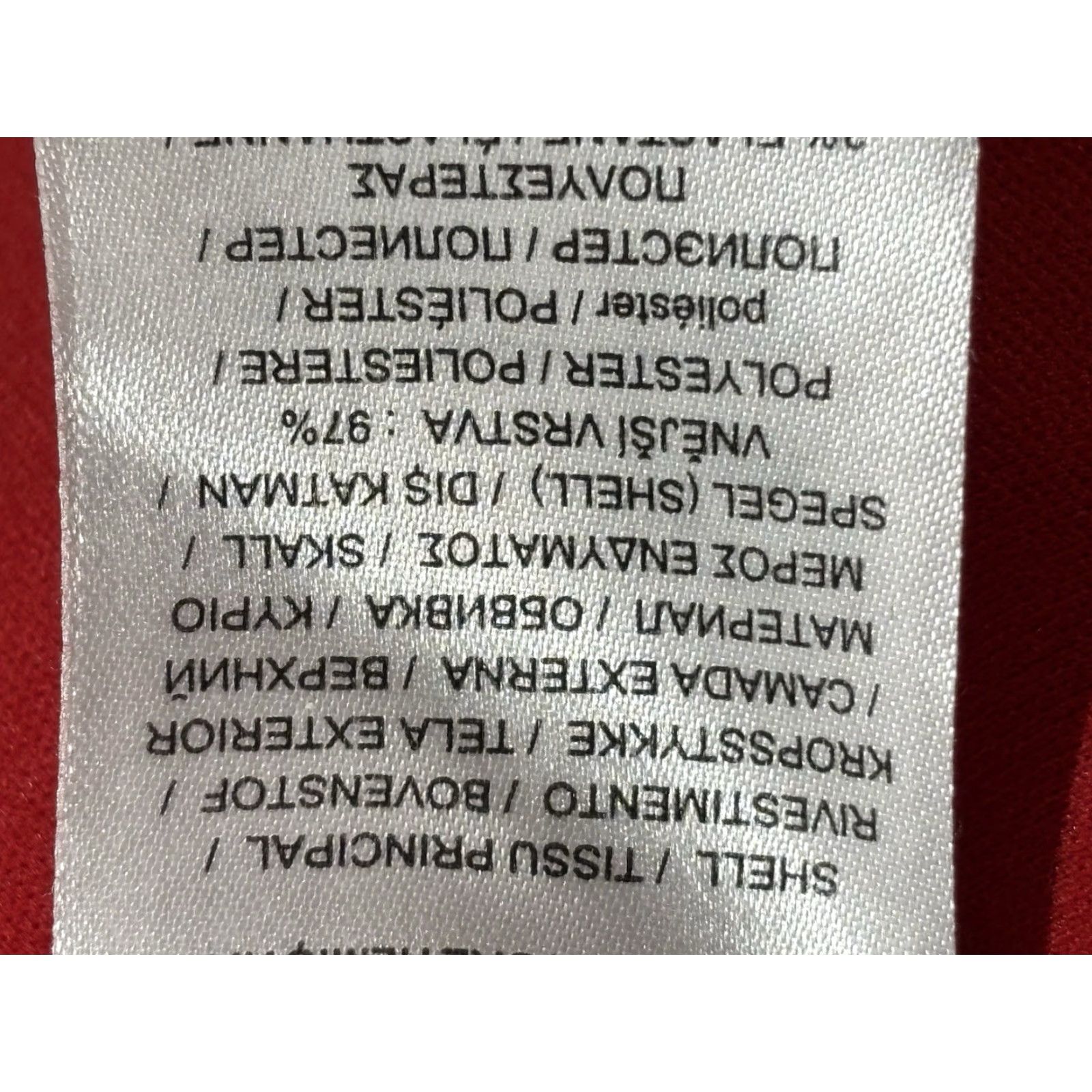 Ralph Lauren Lauren Ralph Lauren Dress Women 8 Sleeveless Red Floral Crepe Ditsy Knee V-Neck A-Line Party Casual Size M / US 6-8 / IT 42-44 - 8 Thumbnail