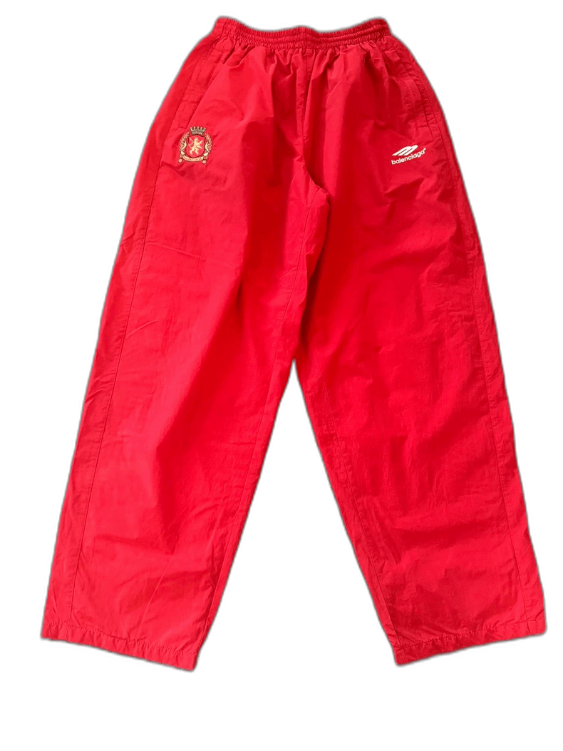 Balenciaga Balenciaga Soccer Red Nylon Sport Pants-yf Size US 44 / EU 60 - 1 Thumbnail