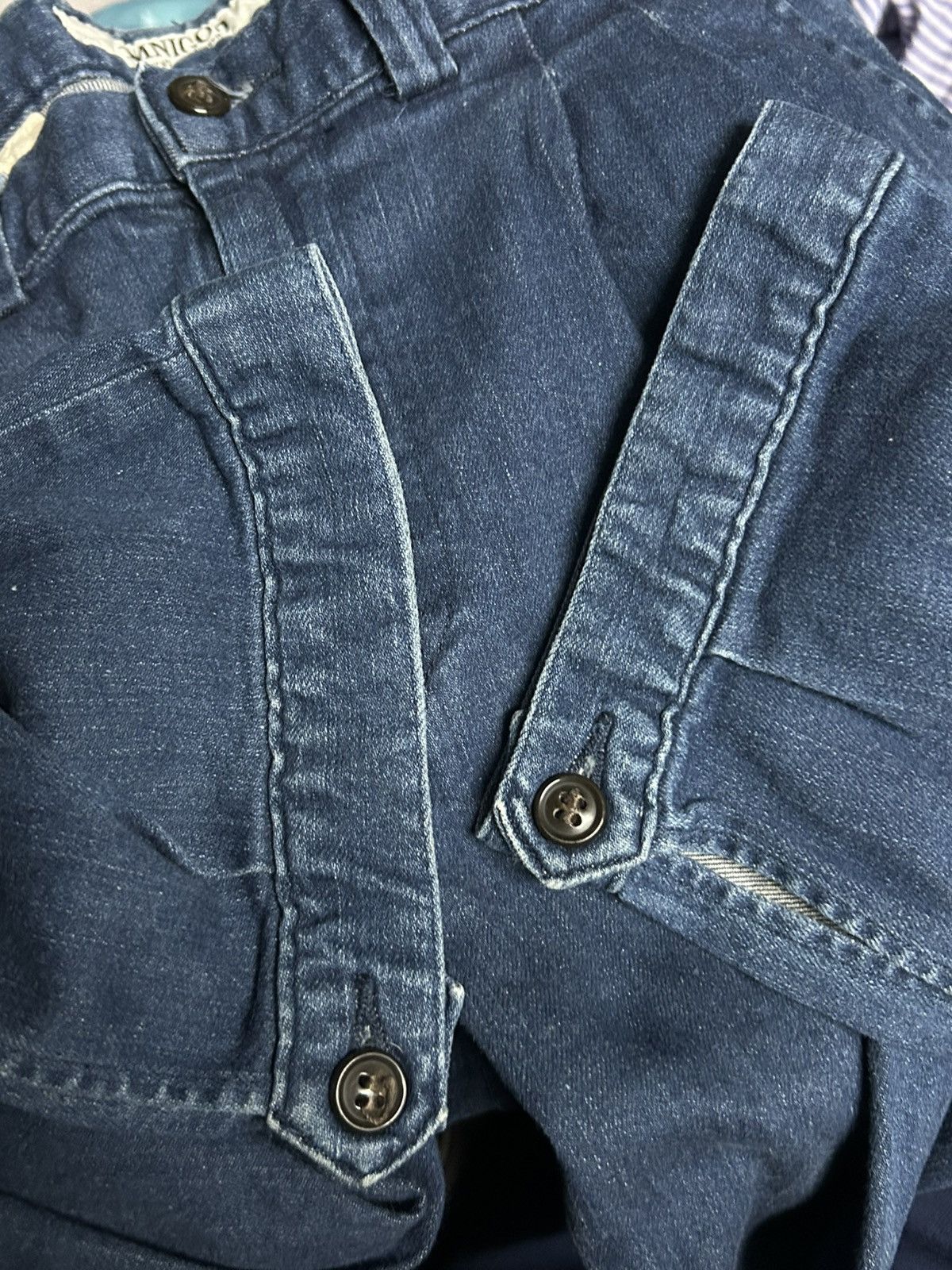 Japanese Brand × OMNIGOD 🔥 OMNIGOD Denim Shortpant Size US 32 / EU 48 - 5 Thumbnail