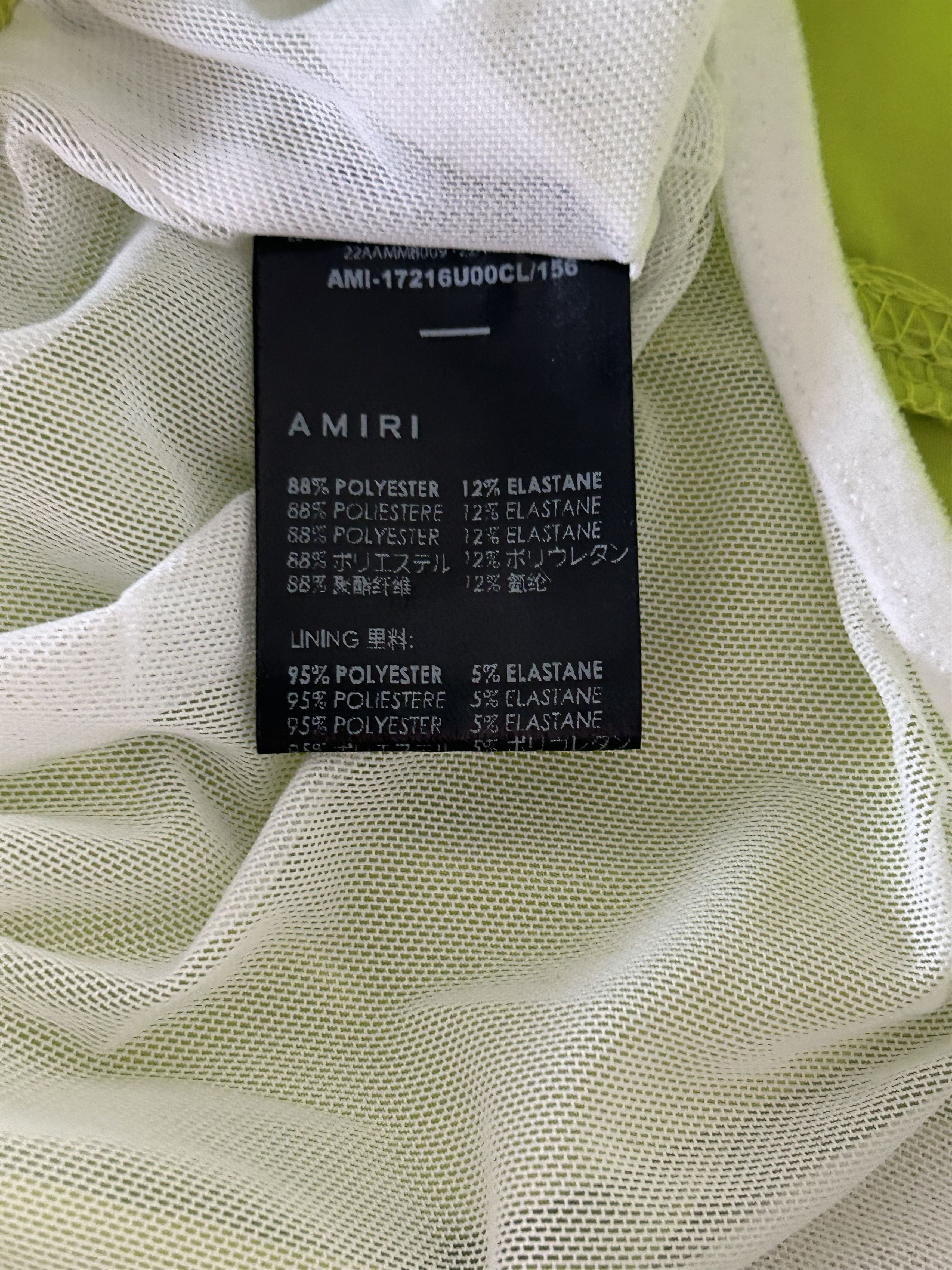 Amiri Amiri Yellow & Black MA Bar Logo Swimshorts Size US 30 / EU 46 - 4 Thumbnail