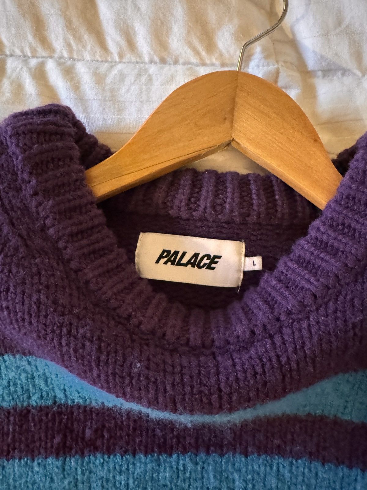 Palace Palace Heavy Stripe Knit Size US L / EU 52-54 / 3 - 3 Thumbnail