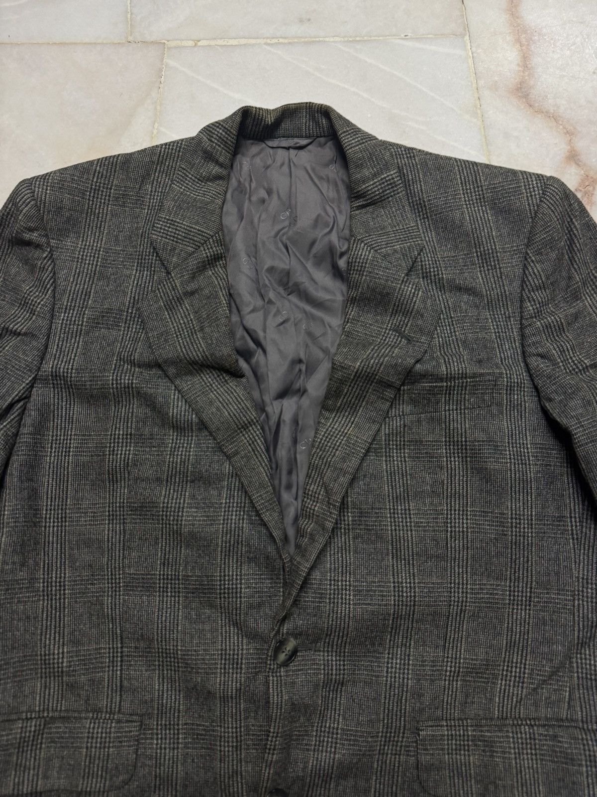 Christian Dior Monsieur BLAZER CHRISTIAN DIOR PRET-A-PORTER PLAID Size 36R - 2 Thumbnail