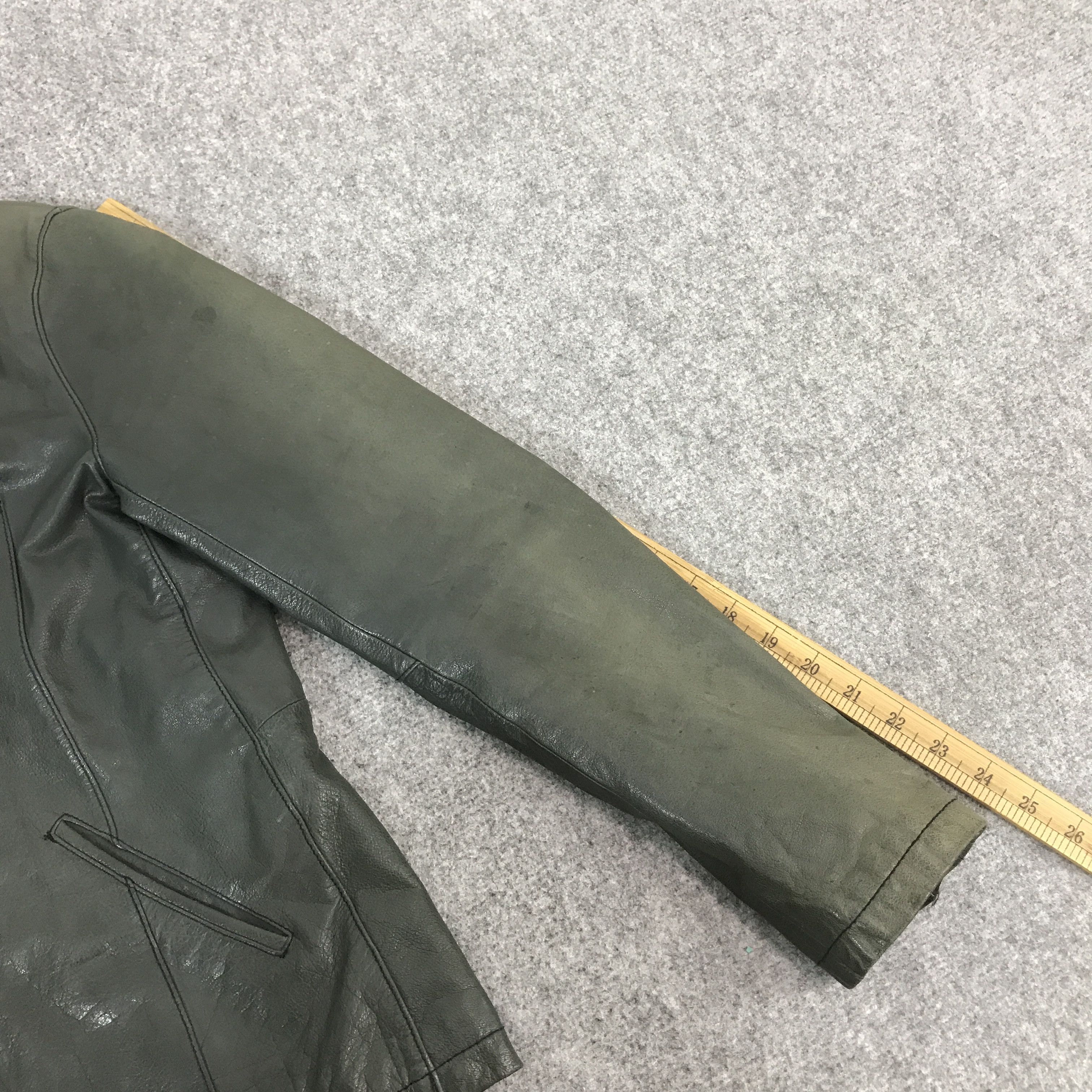 If Six Was Nine LUI'S BRAND JAPAN FADED LEATHER JACKET K66B10 Size US M / EU 48-50 / 2 - 6 Thumbnail