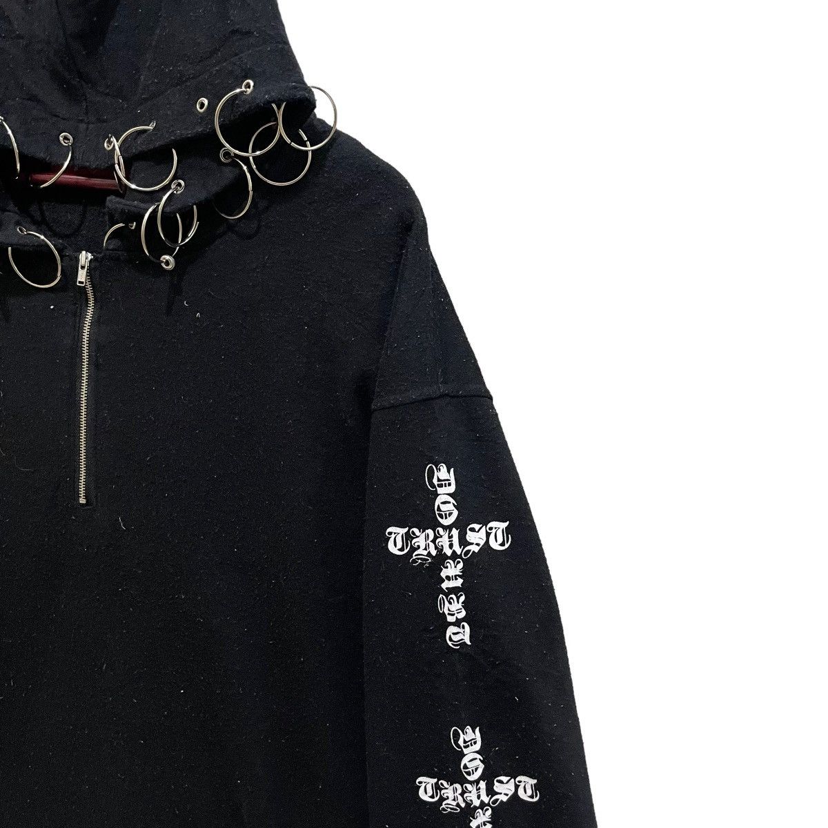 Japanese Brand Chrome Hearts Design Cross Logo Hoodie Size US XL / EU 56 / 4 - 3 Thumbnail