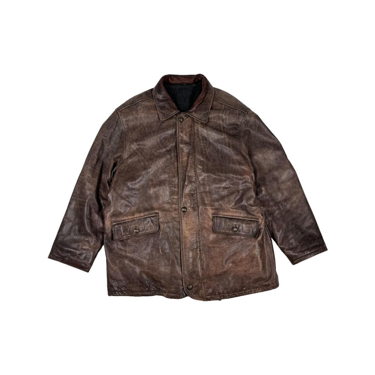Japanese Brand × Vintage Vintage leather jacket Size US XXL / EU 58 / 5 - 1 Thumbnail