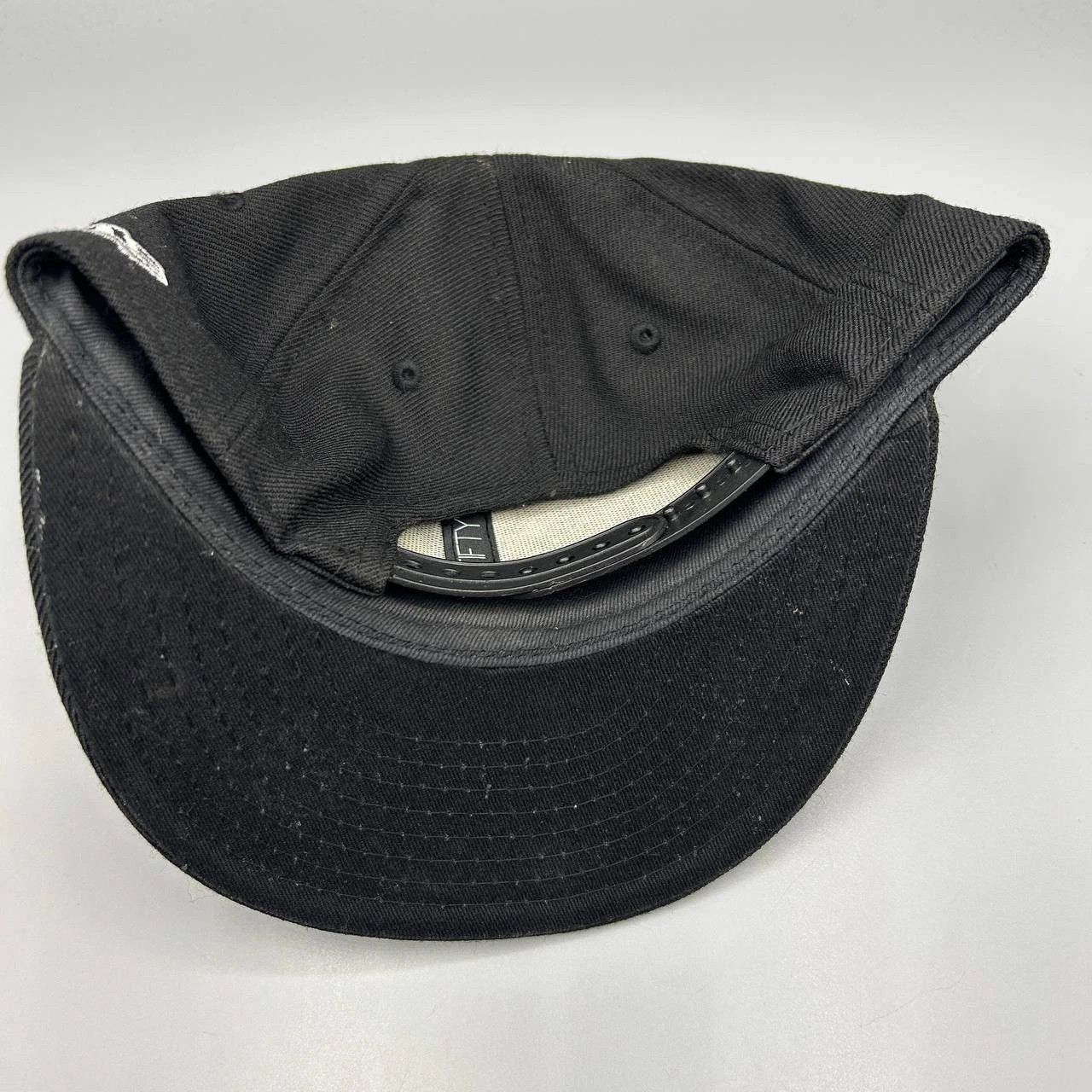 New Era New York Yankees Hat Men Black Embroidered Snap Back Wool Size ONE SIZE - 7 Thumbnail