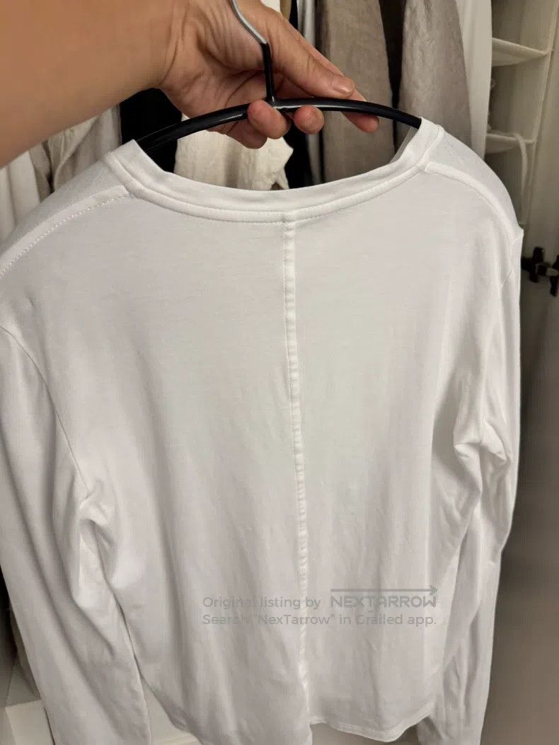 The Row The Row White Long Sleeve Size S / US 4 / IT 40 - 4 Thumbnail