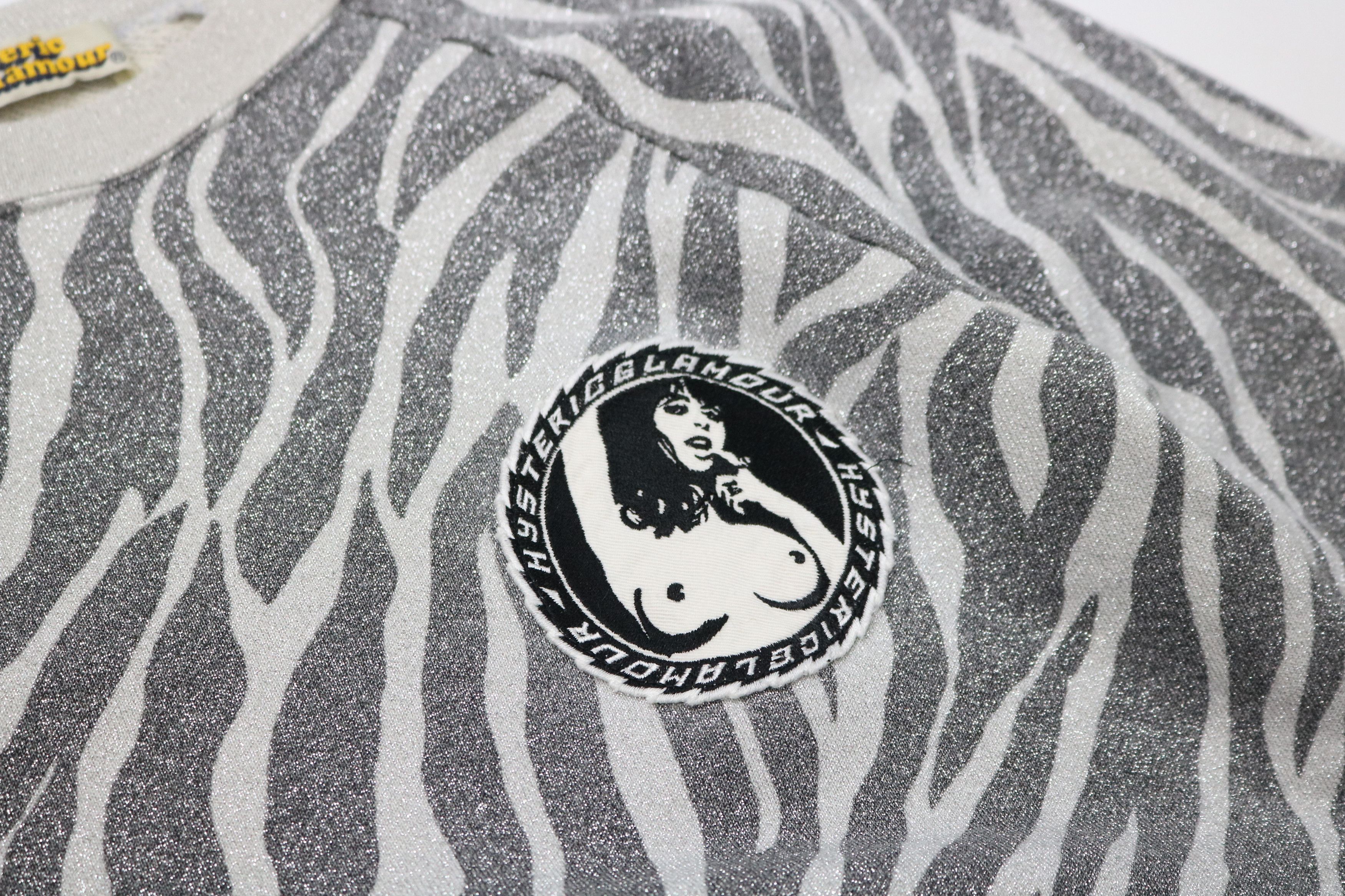 Hysteric Glamour HYSTERIC GLAMOUR Zebra Pattern Sweatshirt Size ONE SIZE - 5 Thumbnail