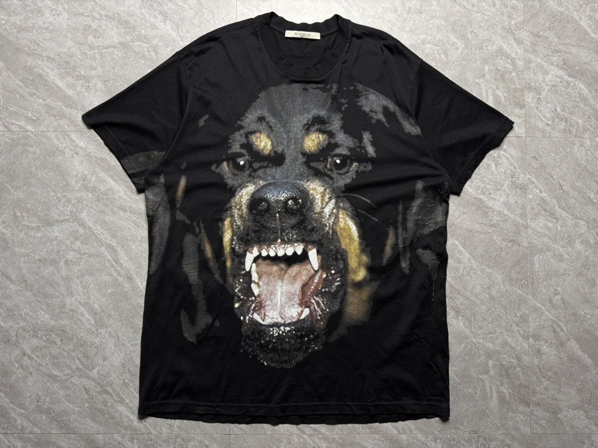 Givenchy Givenchy By Ricardo Tisci Mega Print Rottweiler Tee Size US M / EU 48-50 / 2 - 1 Thumbnail