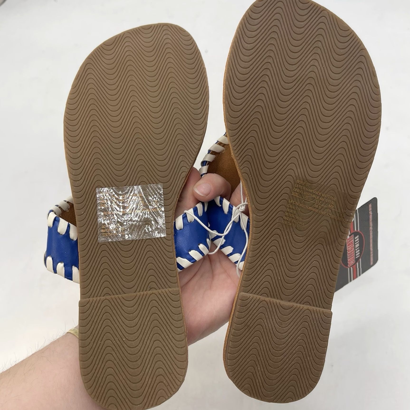 Vintage Boise State Broncos Flip Flops Womens 7 US / UK 5.5 Thong Sandal Summer Sports Sandal Size US 7 / IT 37 - 3 Thumbnail